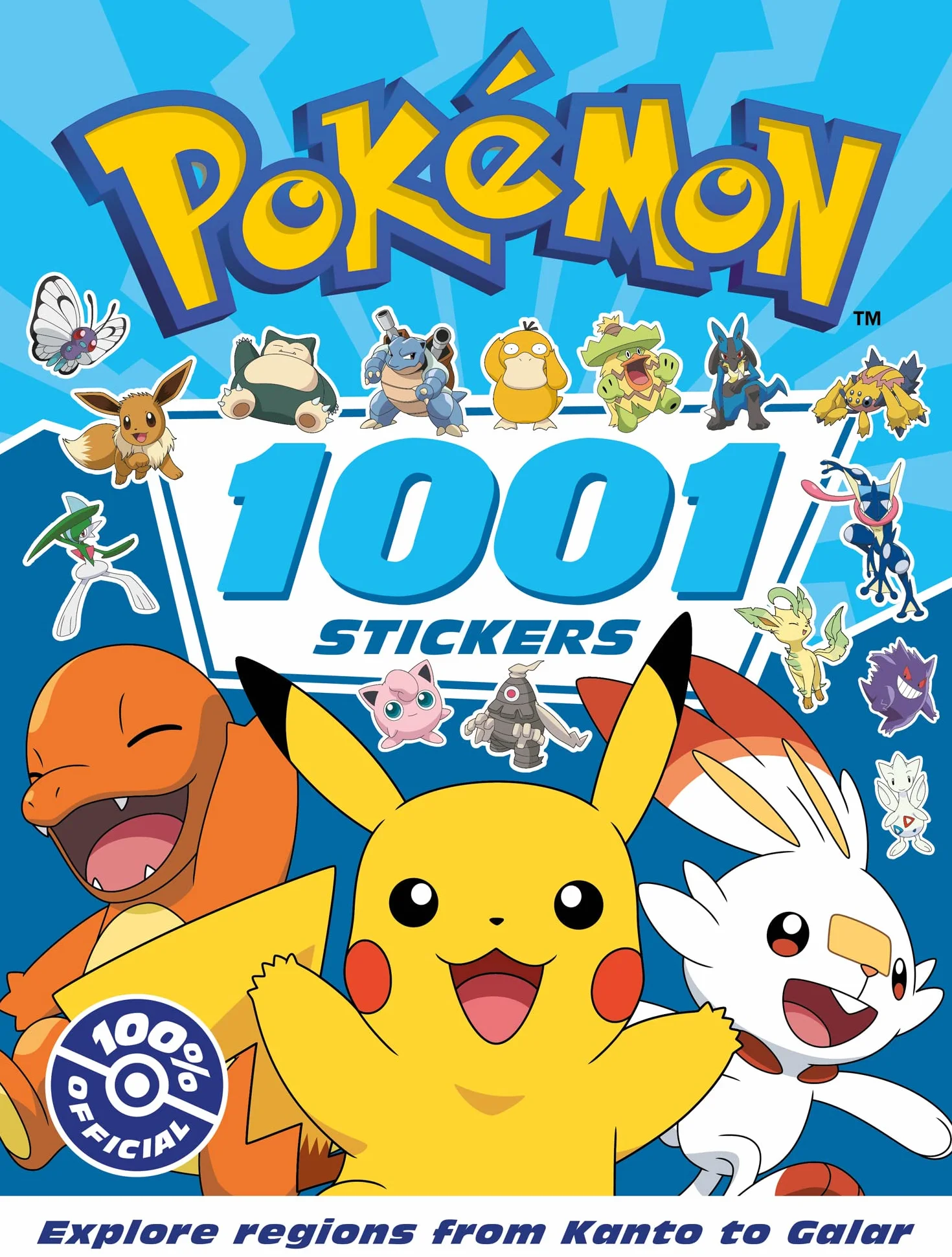 Pokemon: 1001 Stickers: The ultimate sticker book for Pokémon fans.