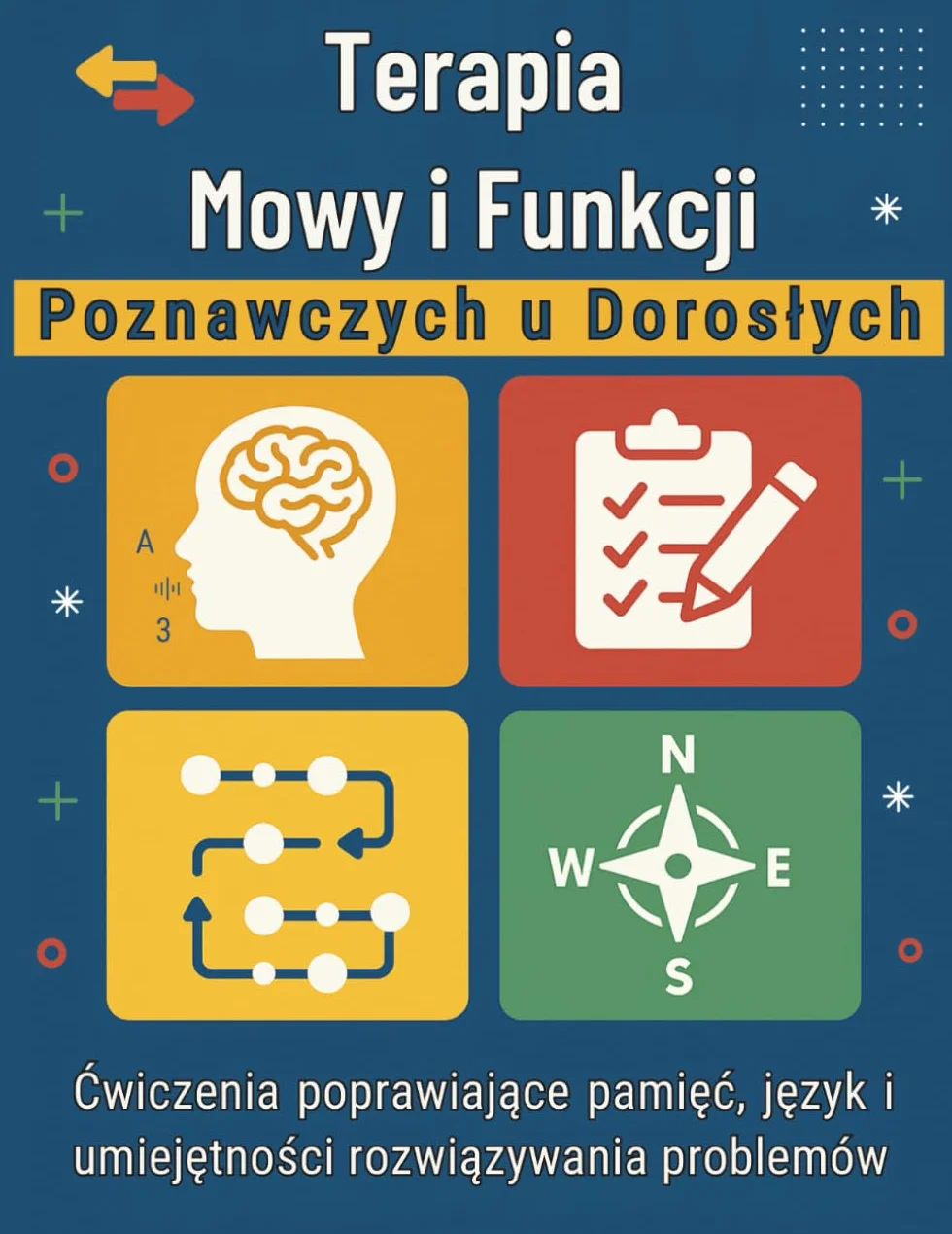Terapia Mowy i Funkcji Poznawczych u Dorosłych: Zeszyt Ćwiczeń Wspierający Pamięć i Koncentrację w Rehabilitacji po Udarze i Afazji
