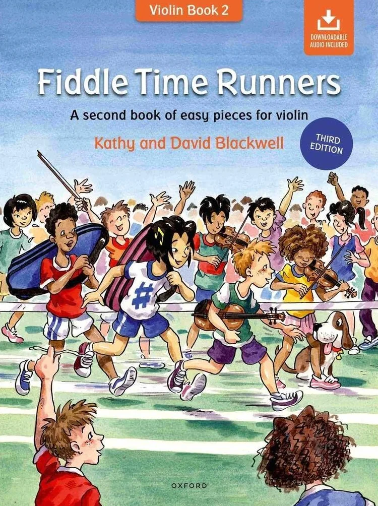 Kathy & david blackwell : fiddle time runners - revised version + support online (3eme edition): A second book of easy pieces for violin