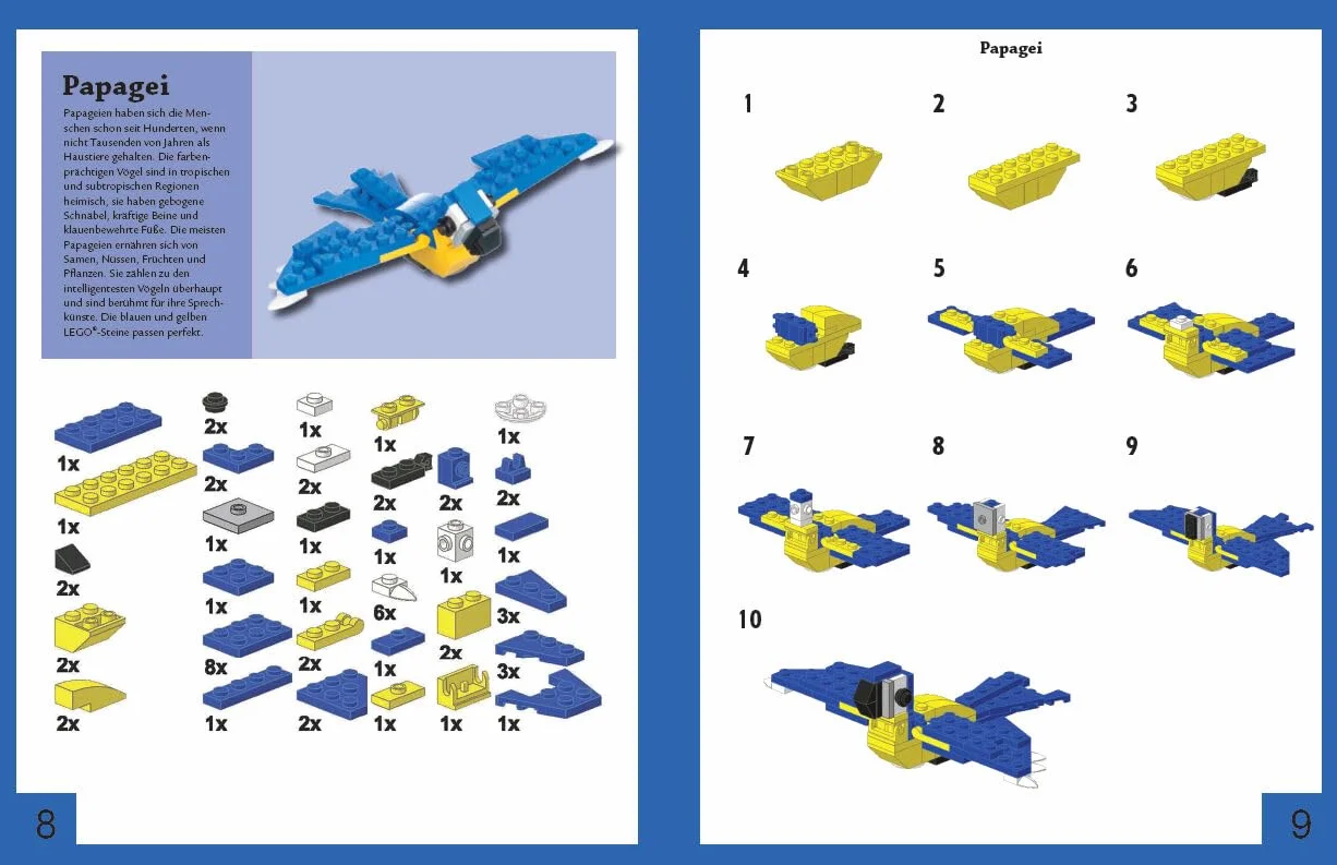 Tiere: 40 Ideen mit LEGO®-Steinen