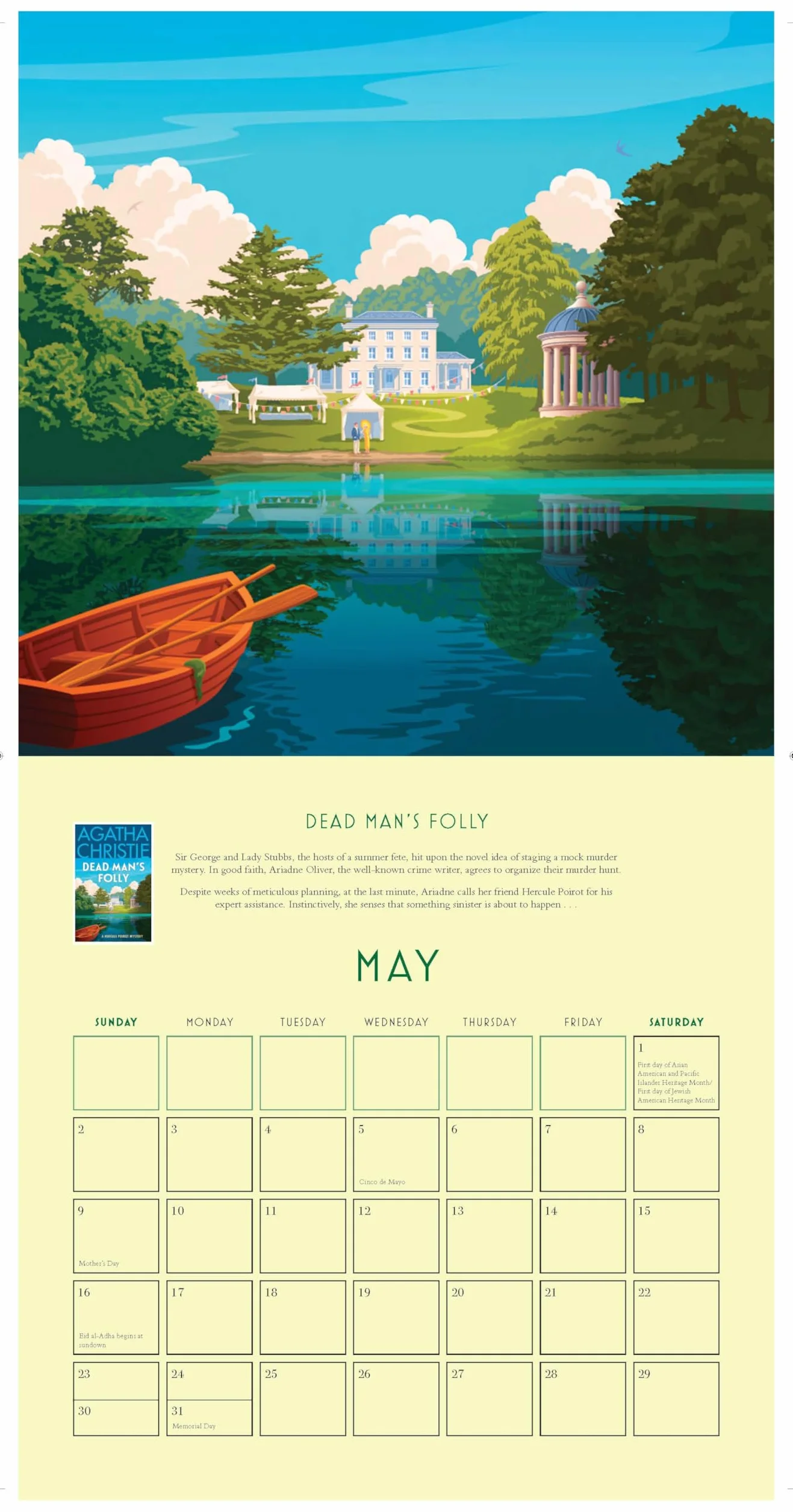 Agatha Christie's Hercule Poirot Calendar 2027
