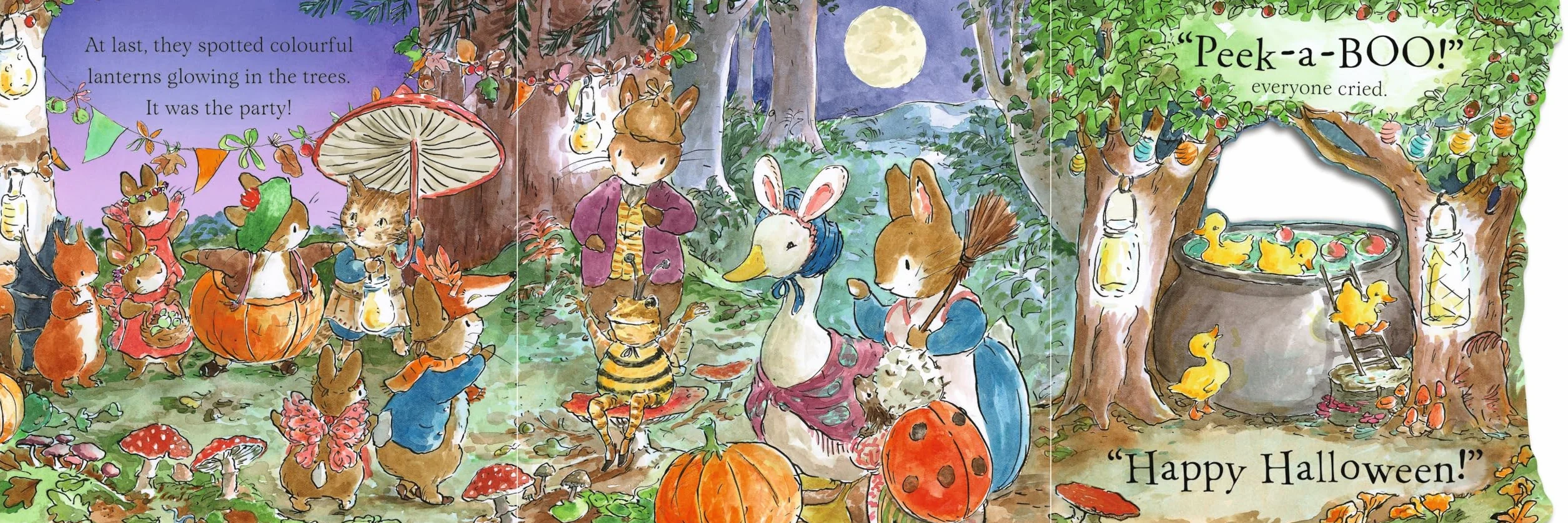 Peter Rabbit: Peter's Halloween Peek-a-BOO!: A lift and find book