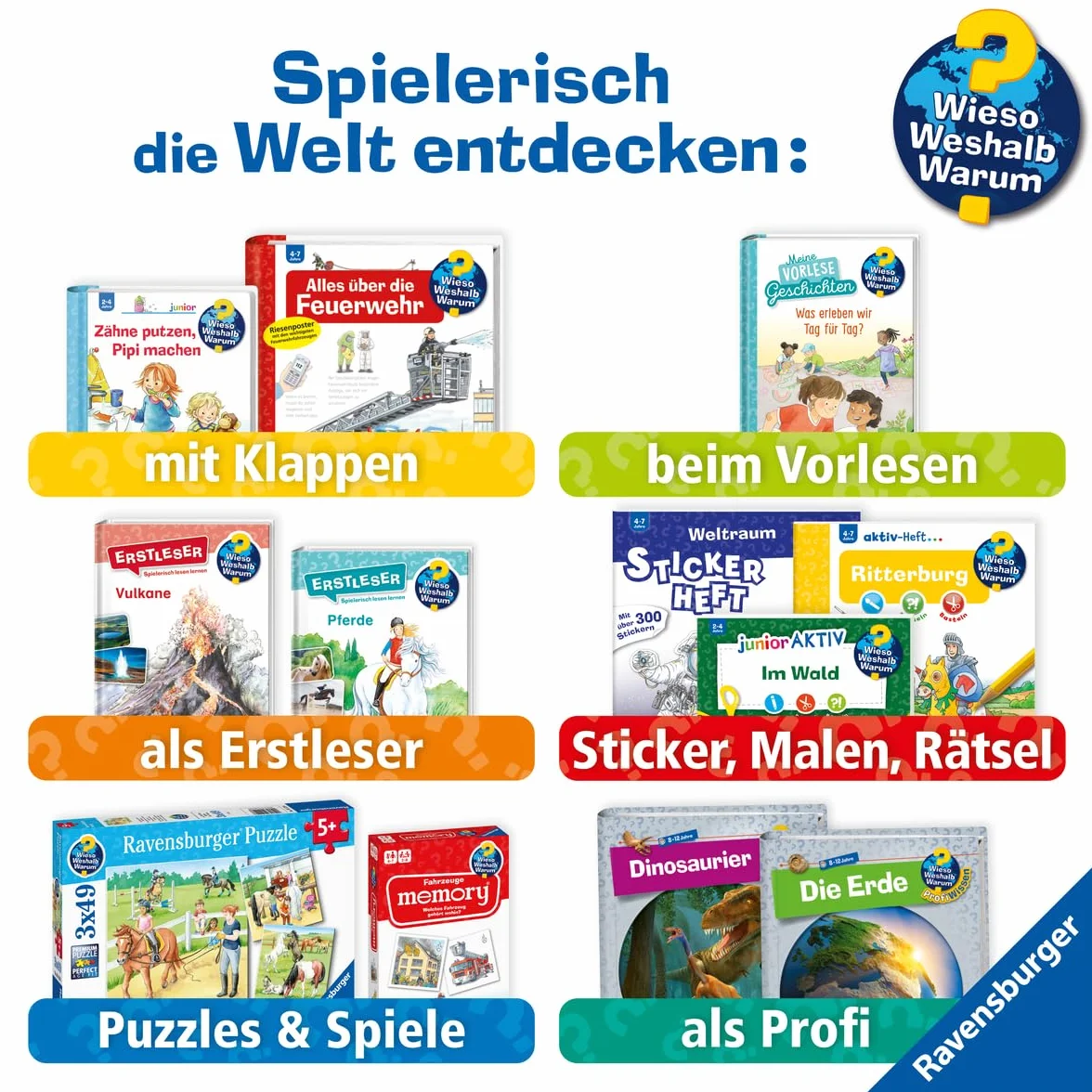 Wieso? Weshalb? Warum? Stickerheft: Im Wald