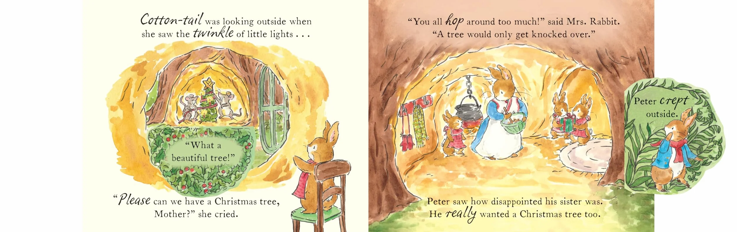 The World of Peter Rabbit: Cotton-tail's Christmas Tree: A new lift-the-flap board book