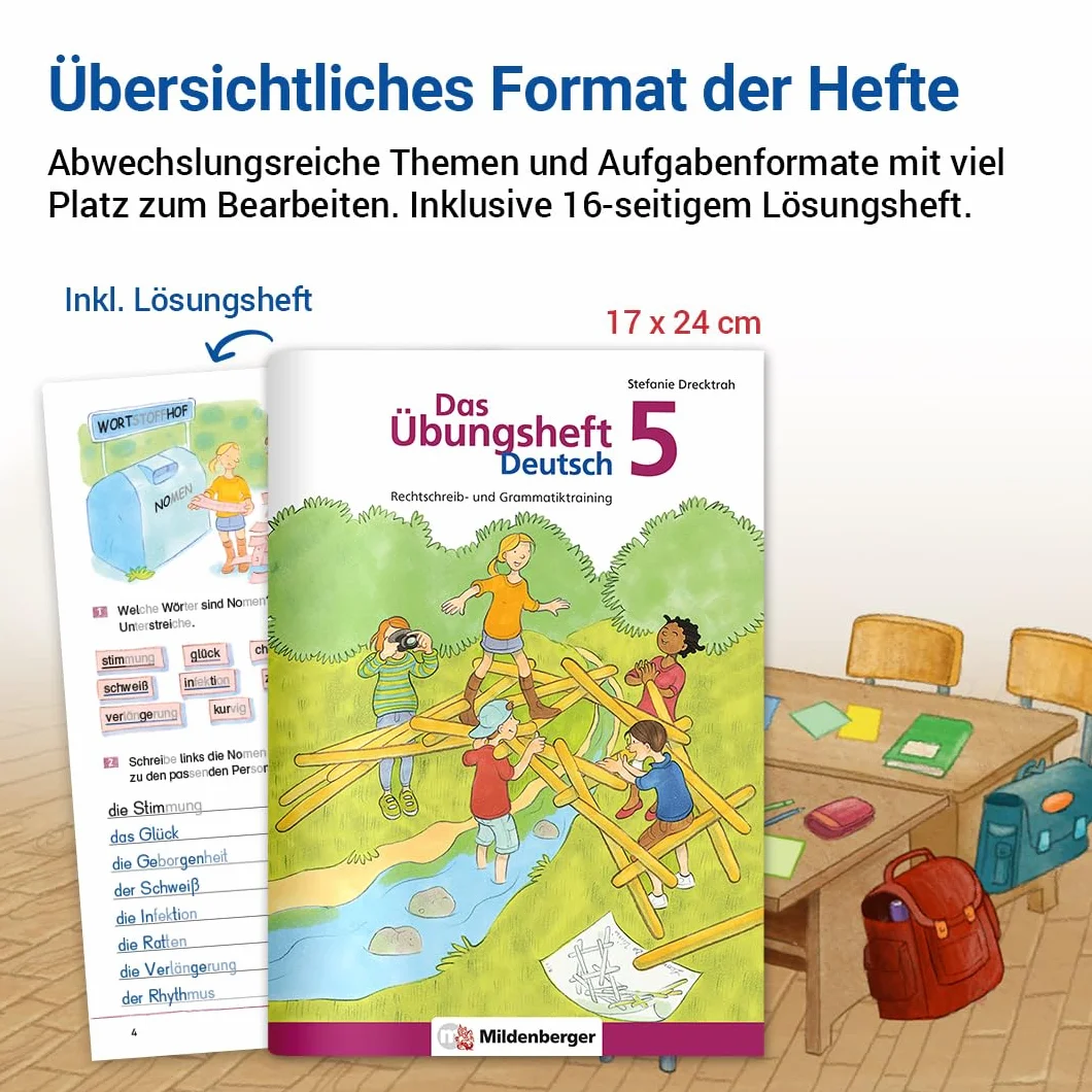 Das Übungsheft Deutsch 5: Rechtschreib- und Grammatiktraining