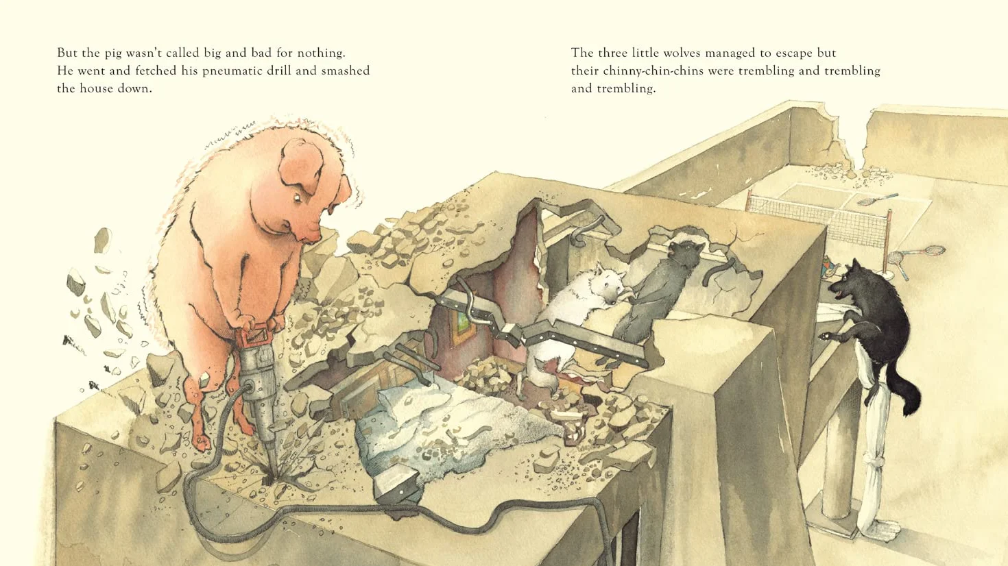 Three Little Wolves And The Big Bad Pig: A hilarious picture book story perfect for any child who loves a twist in the tale