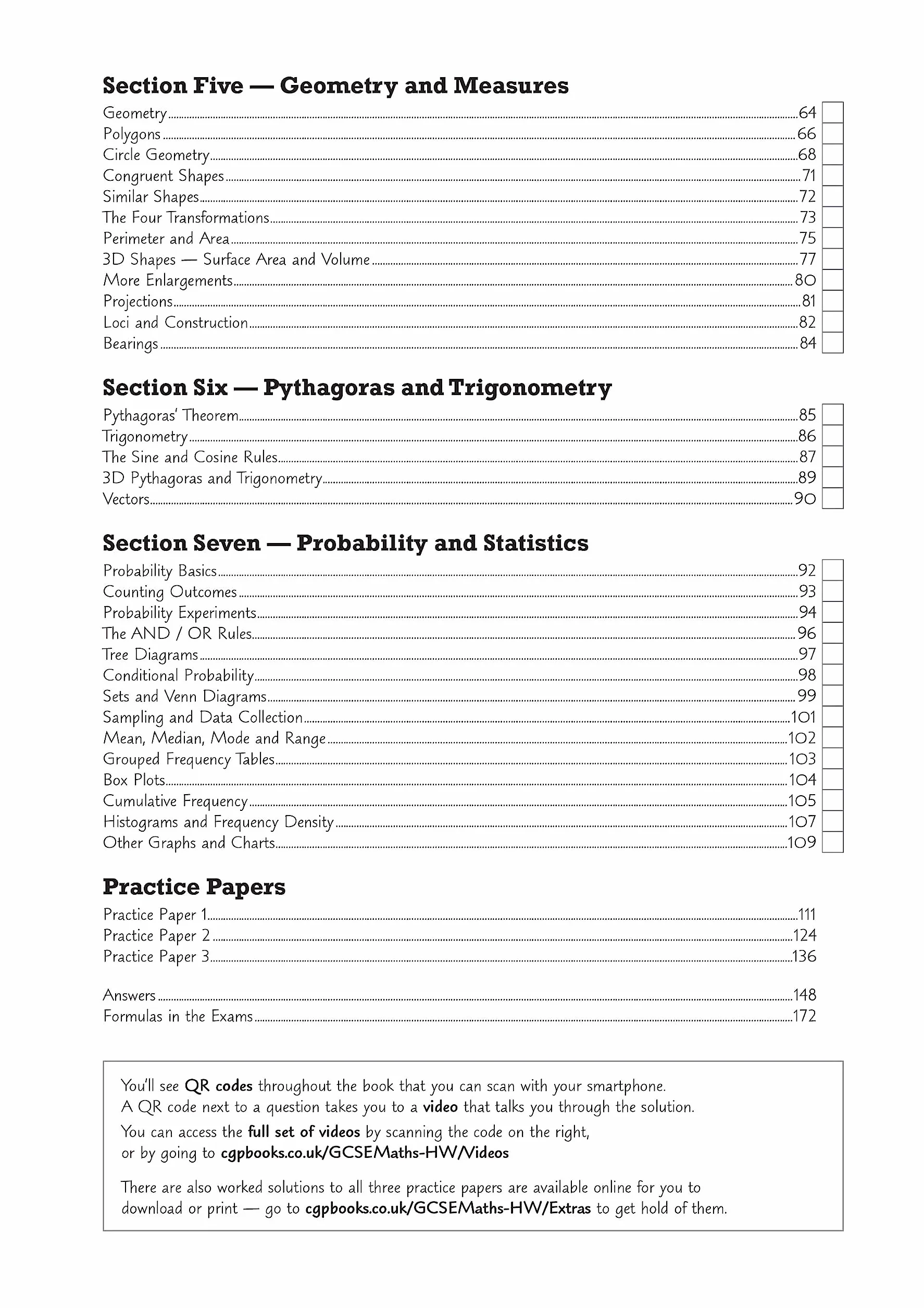 GCSE Maths Edexcel Exam Practice Workbook: Higher - includes Video Solutions and Answers