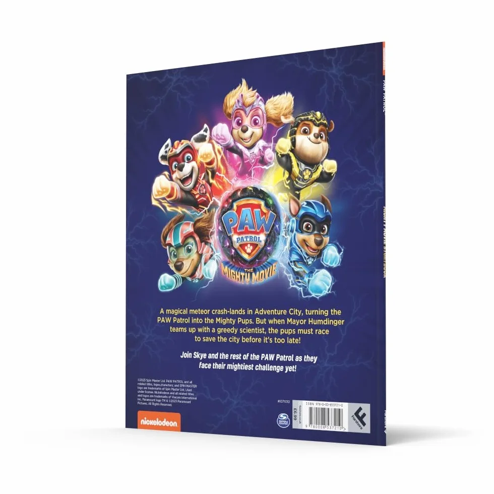 PAW Patrol Mighty Movie Picture Book: The official illustrated story book of the HIT Mighty Movie for children aged 2, 3, 4, 5, 6 years