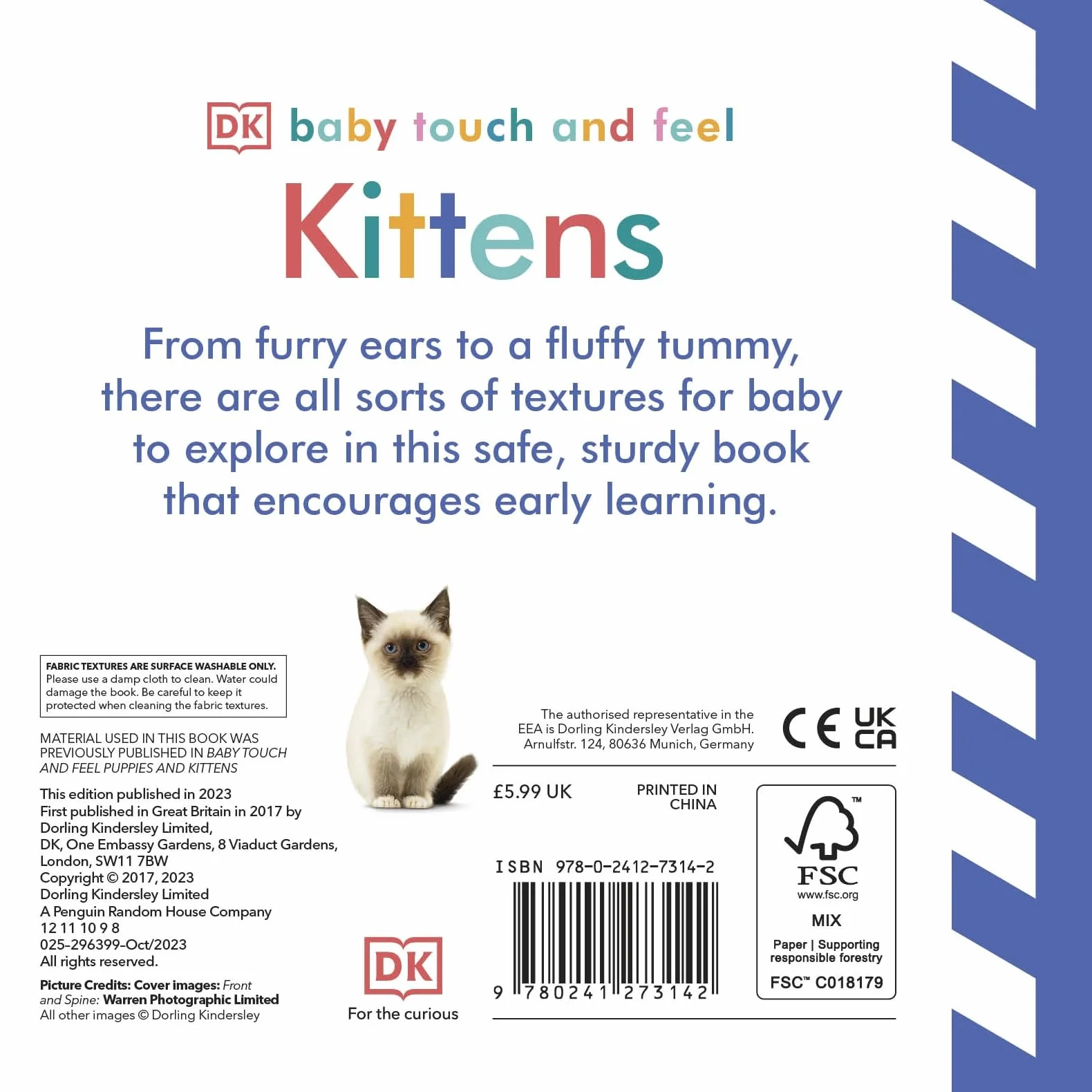 Baby Touch and Feel Kittens: An Interactive Baby Cat Board Book