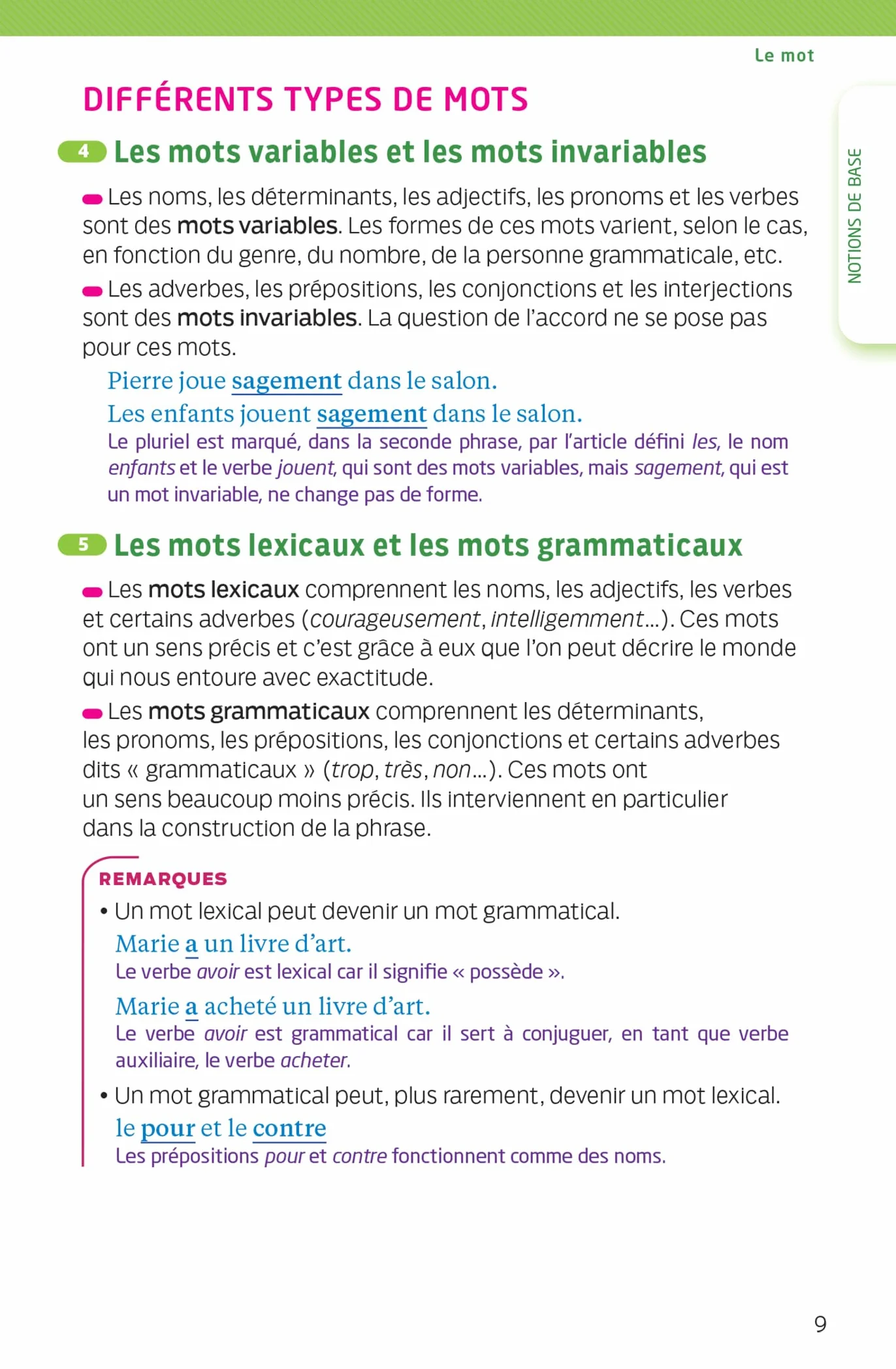 Bescherelle - Grammaire (poche): l'essentiel de la grammaire française