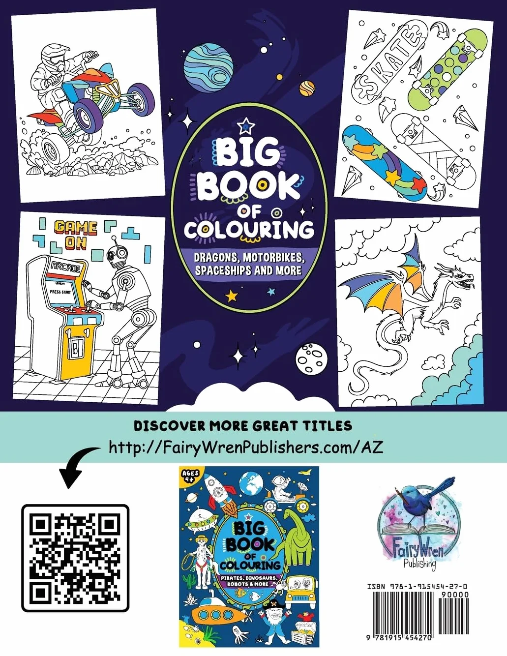 Big Book of Colouring for Boys: For Children Ages 4+