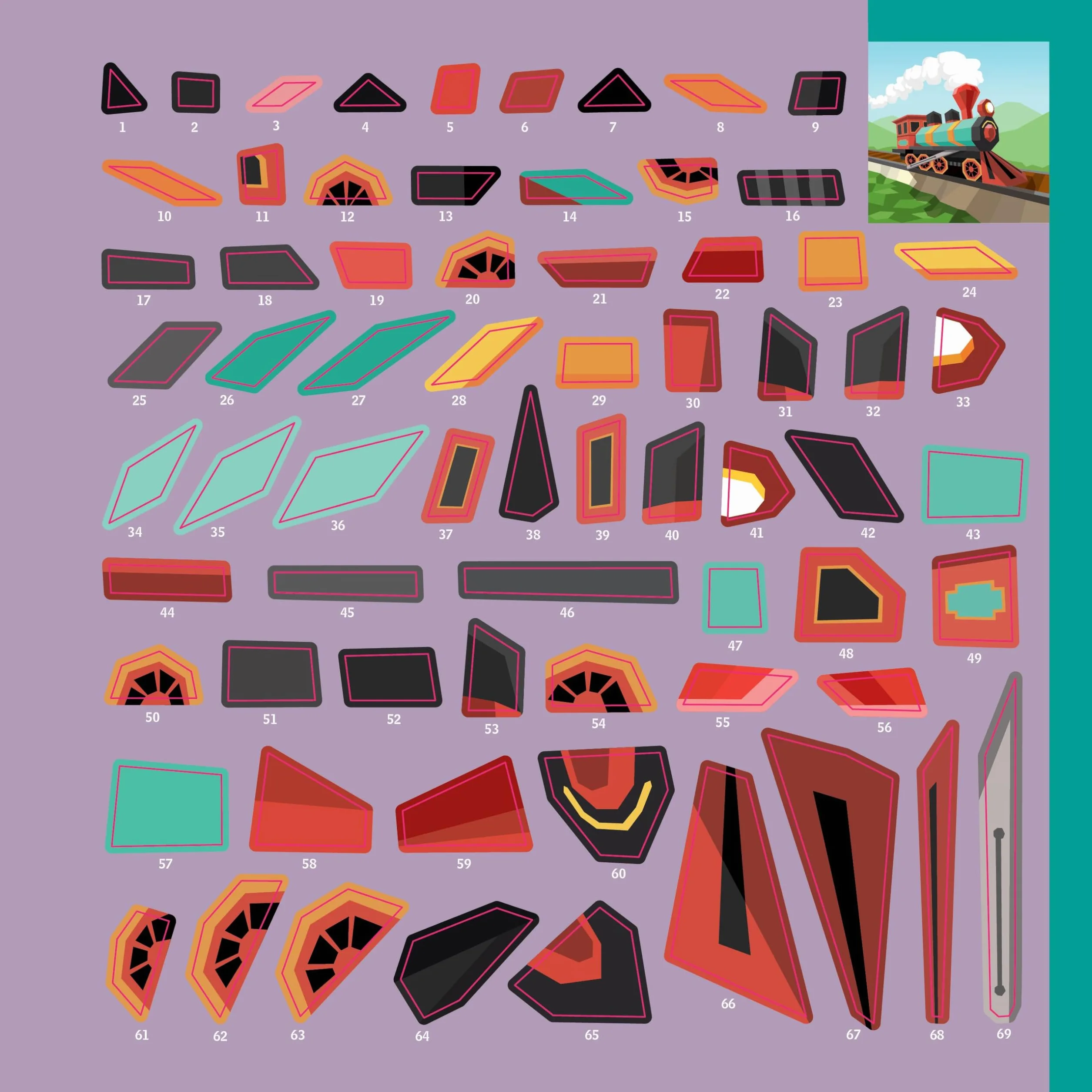 Paint by Sticker Kids: Trucks, Trains & More: Create 10 Pictures One Sticker at a Time!