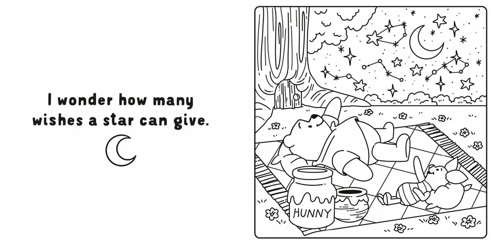 Disney Winnie the Pooh: A Cute and Cosy Colouring Book