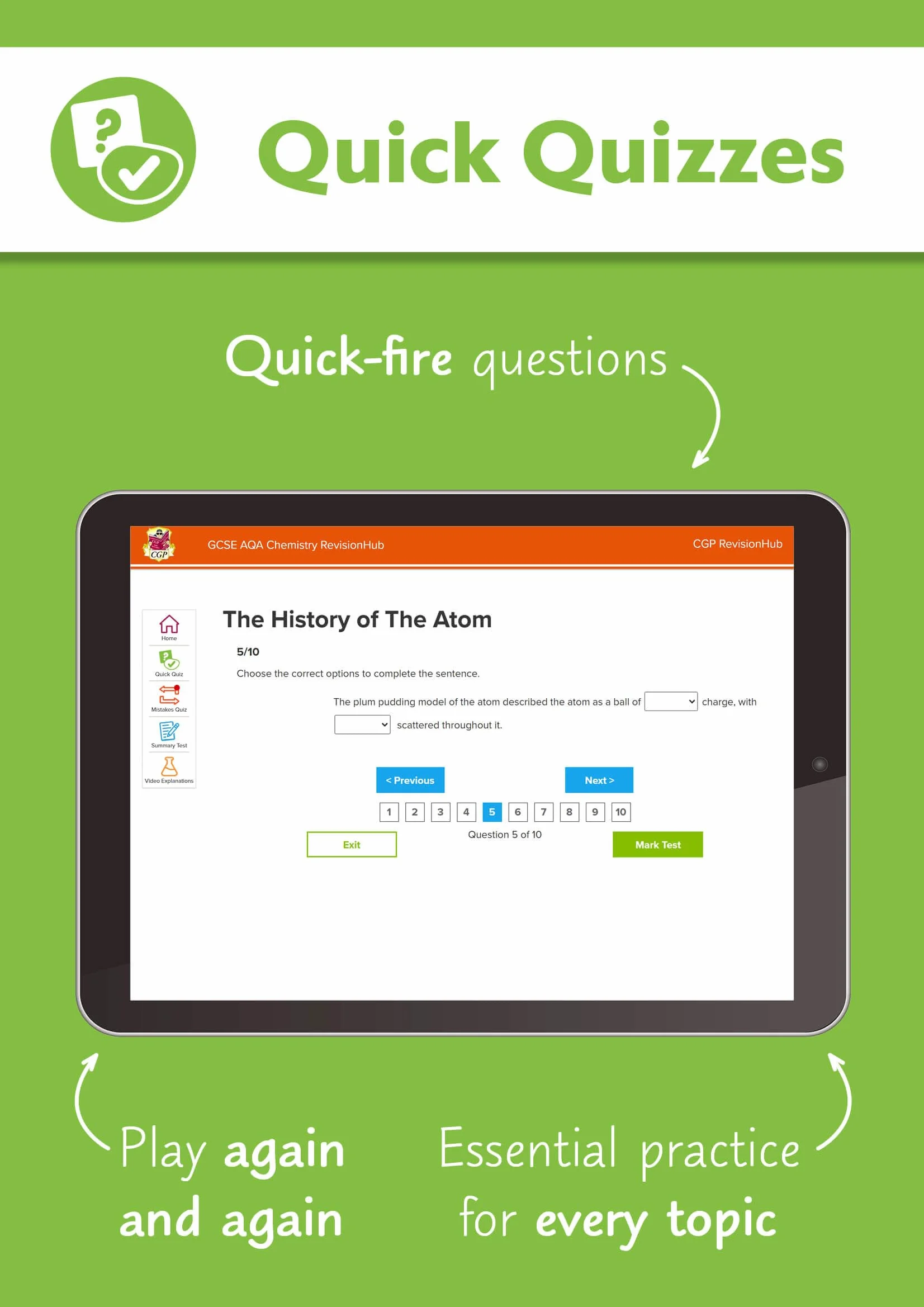 New GCSE Biology AQA Higher Revision Guide with CGP RevisionHub