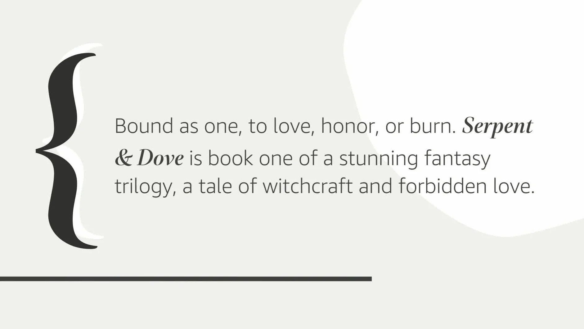 Serpent & Dove: Serpent & Dove, Book 1