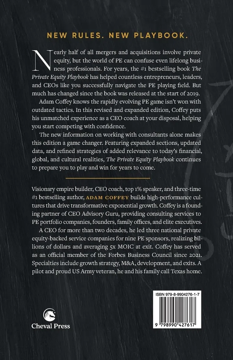 The Private Equity Playbook: Management’s Guide to Working with Private Equity 2nd Edition