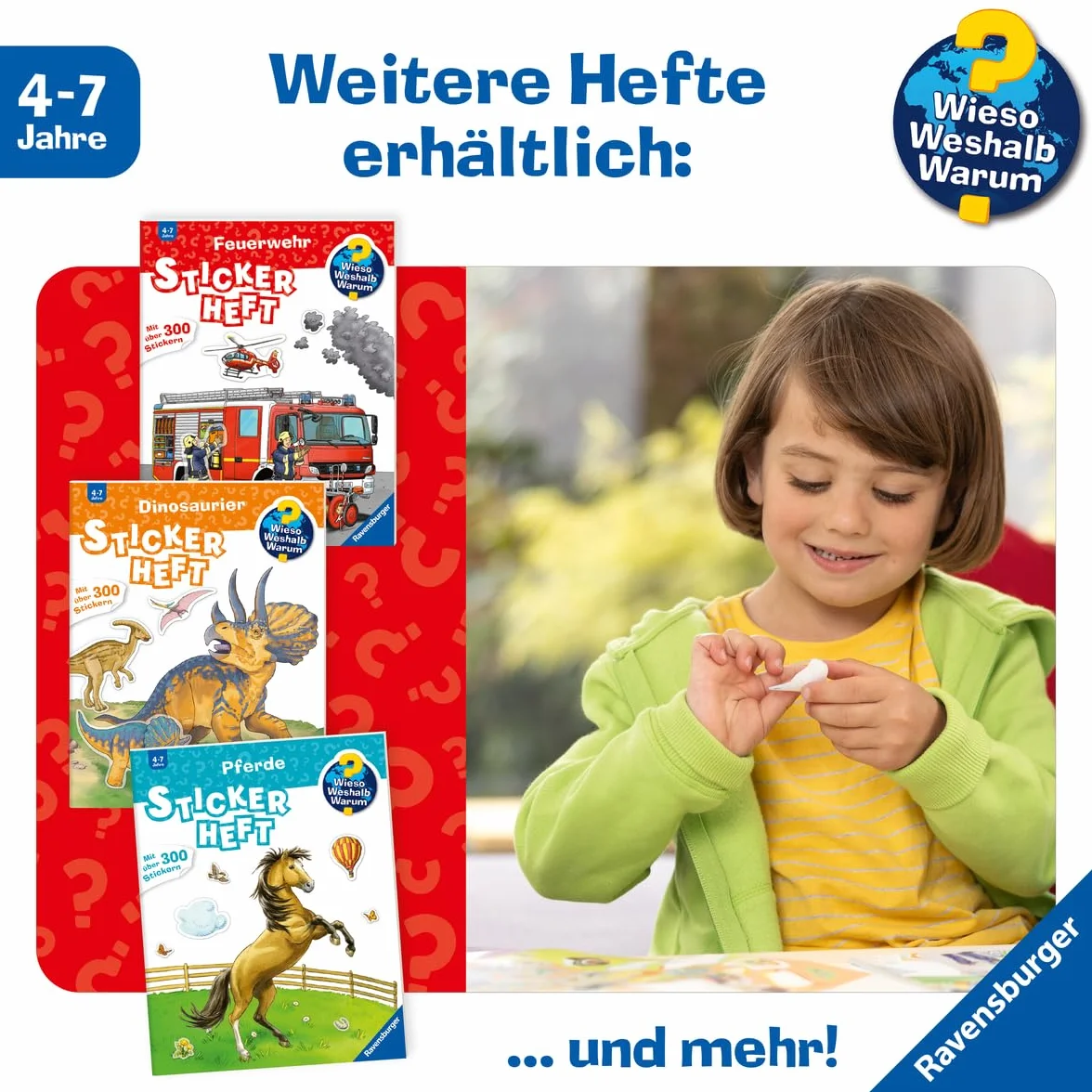 Wieso? Weshalb? Warum? Stickerheft: Im Wald