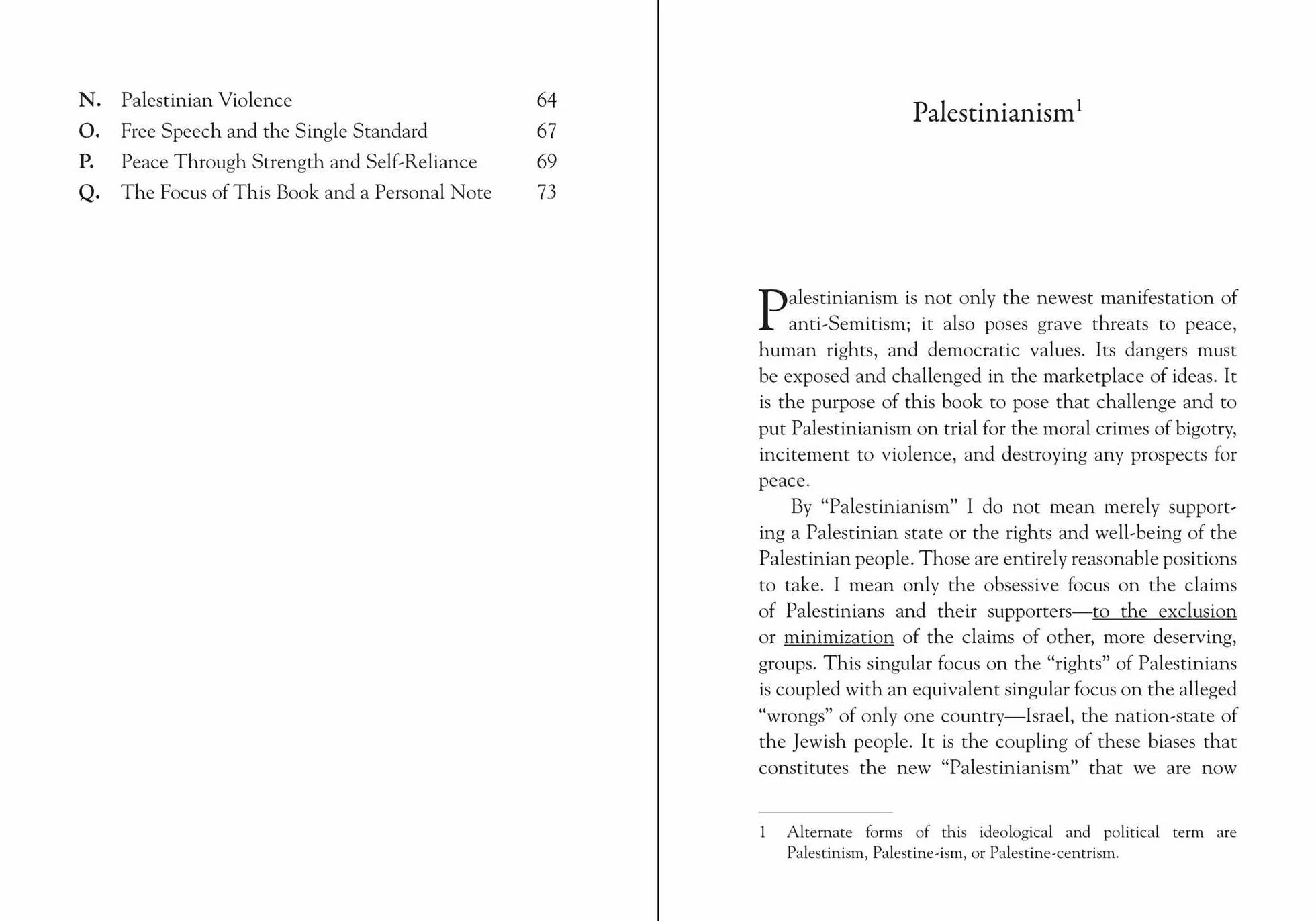 Palestinianism: The Newest Attack on Peace, Human Rights, and Democracy