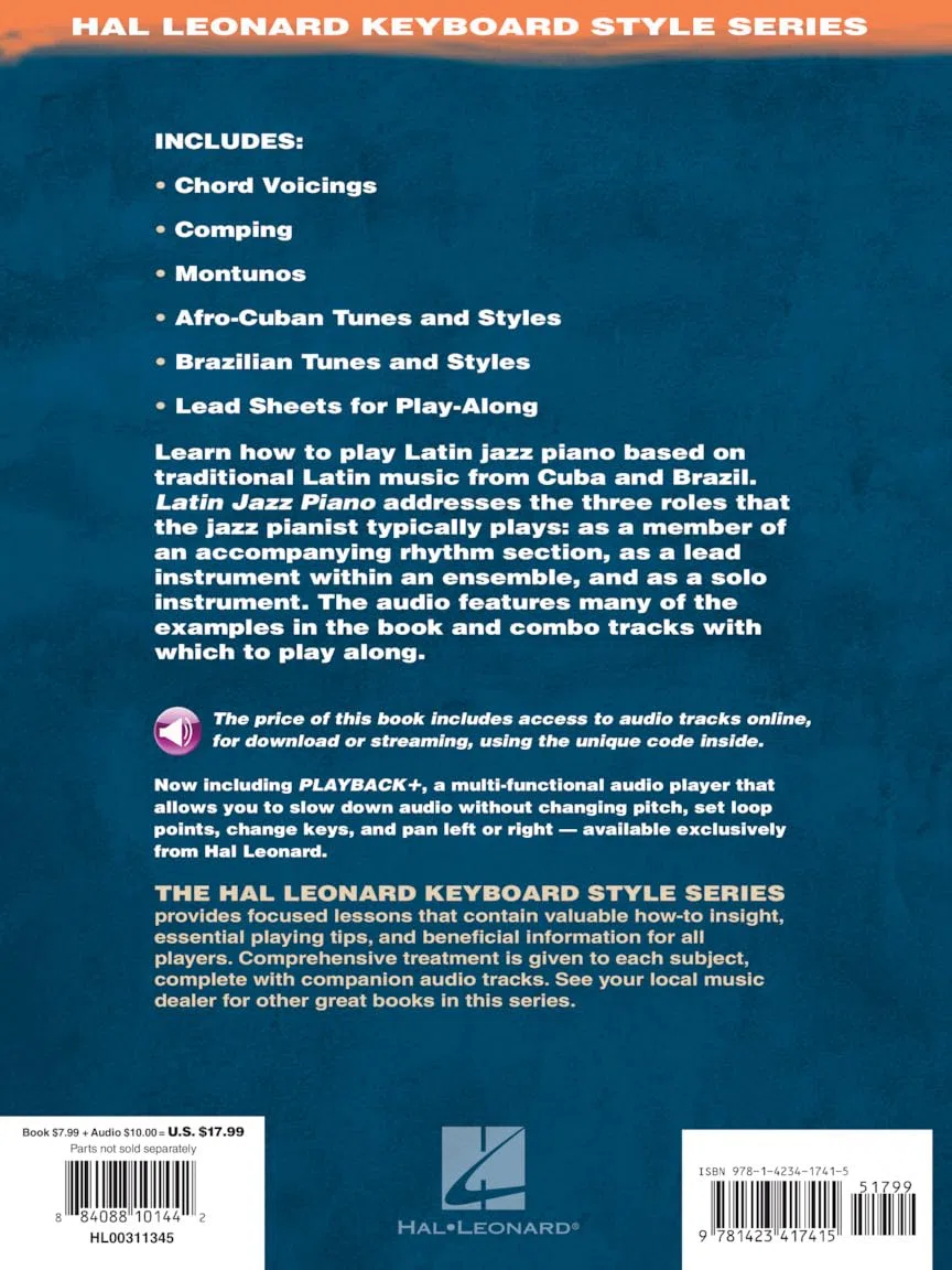 Latin jazz piano piano +cd: The Complete Guide with CD!