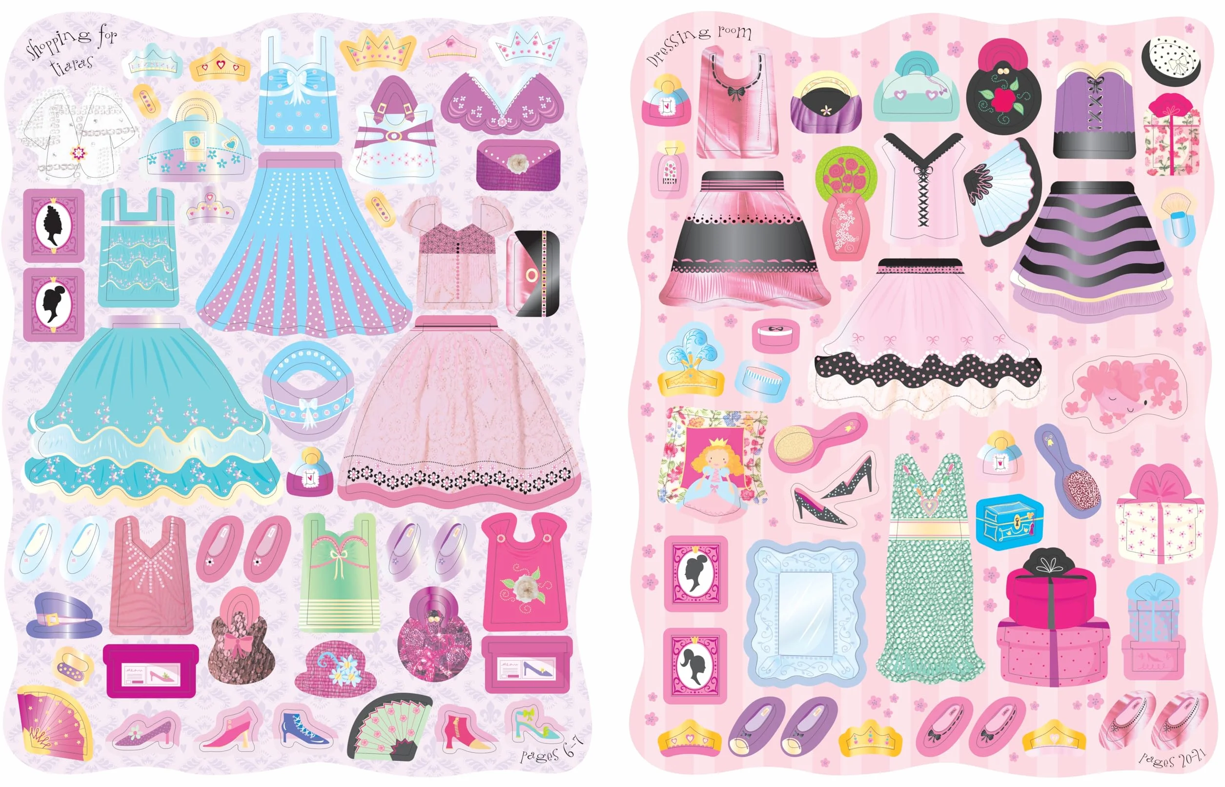 Sticker Dolly Dressing Princesses
