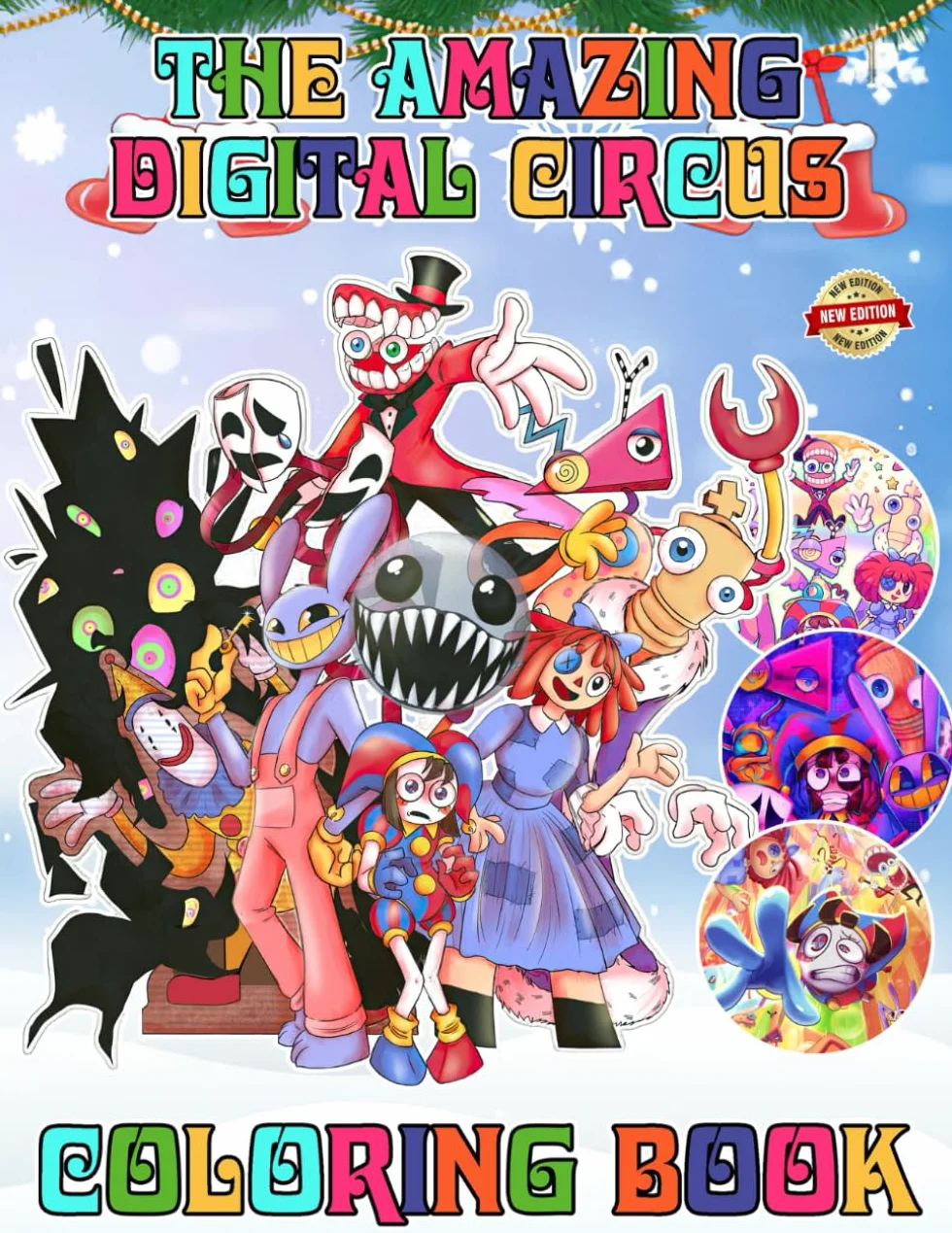 The Ama.zing Digi.tal Cir.cus Coloring Book: A Collection Of Amazing Pictures Can Help You Relax, Boost Your Mood And Have More Fun For Kids | Perfect ... Unwind in Work Office, Home, School, Event