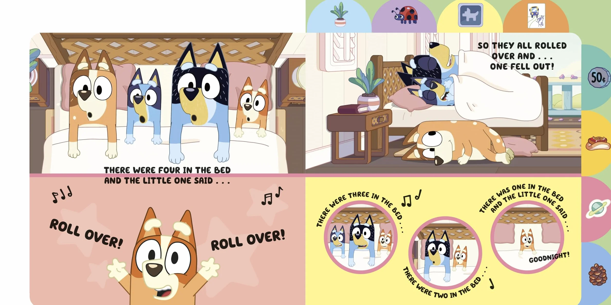 Bluey: Bluey and Bingo’s Book of Singy Things: Tabbed Board Book
