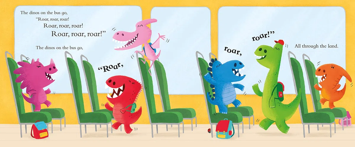 The Dinos on the Bus