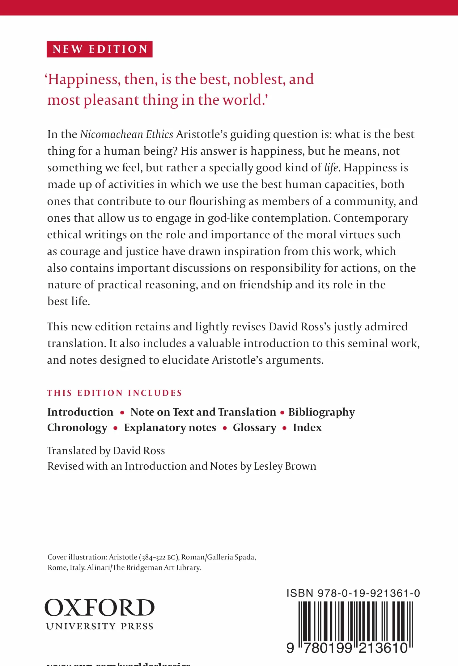 The nicomachean ethics nouvelle edition
