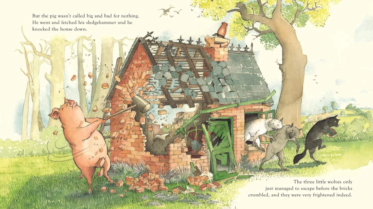 Three Little Wolves And The Big Bad Pig: A hilarious picture book story perfect for any child who loves a twist in the tale