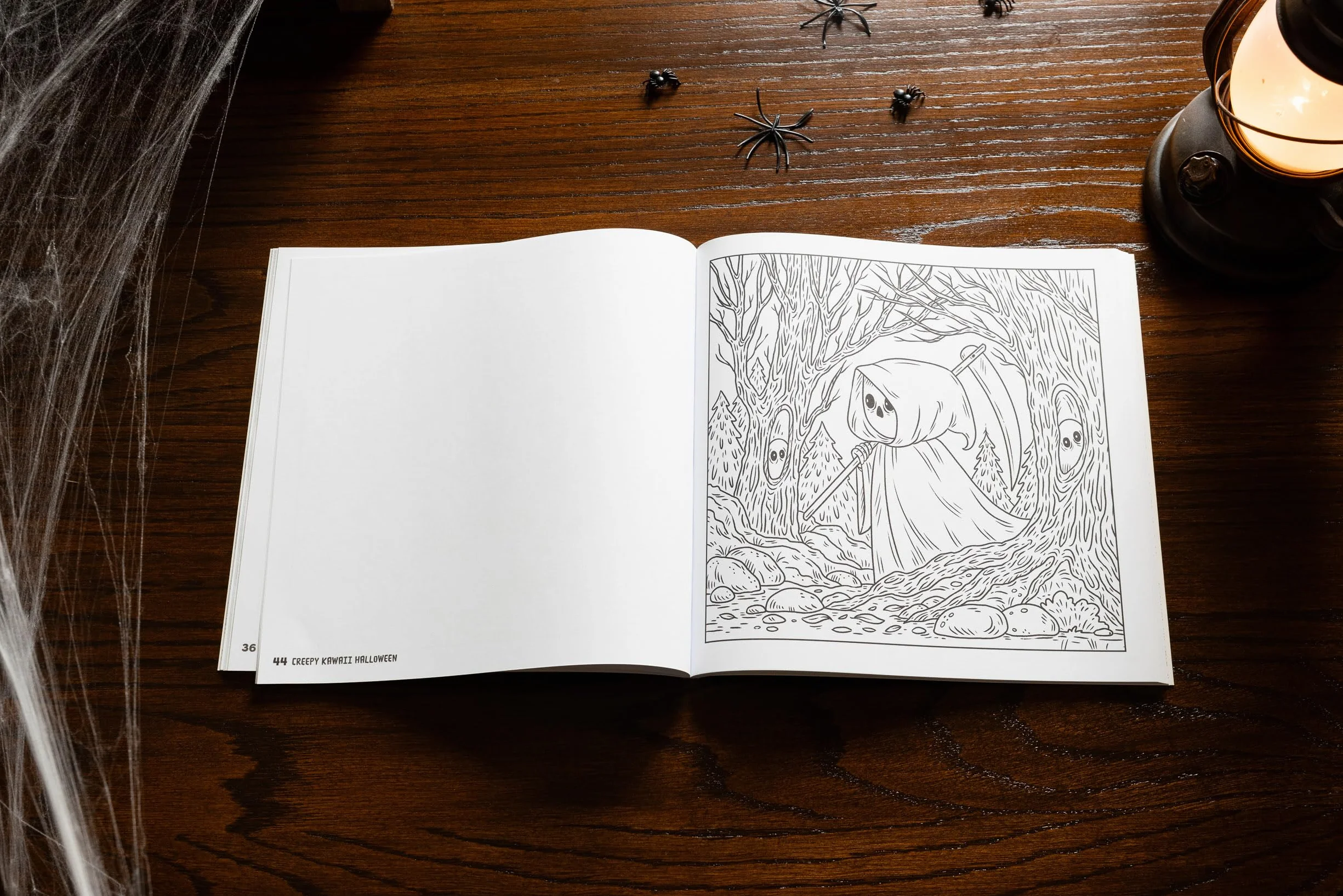 Creepy Kawaii Halloween: 50 Monstrously Cute Coloring Pages
