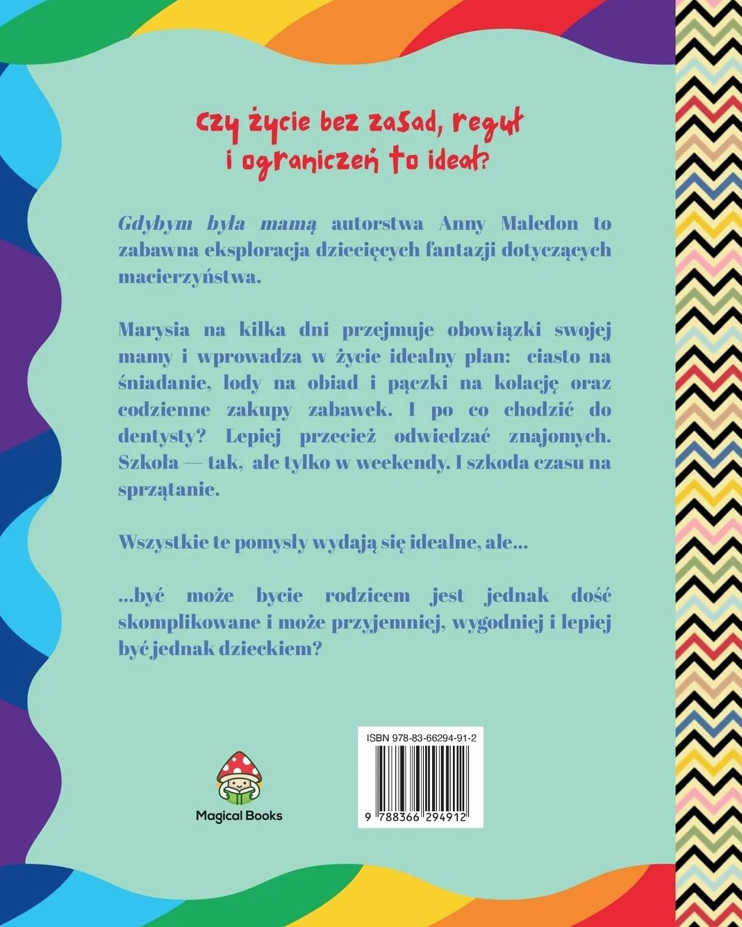 Gdybym była mamą: Śmieszna polska książka obrazkowa dla dzieci o mamie | Świetny prezent na Dzień Matki | 3-8 lat: Zabawna polska książka ... do czytania w Dzień Matki