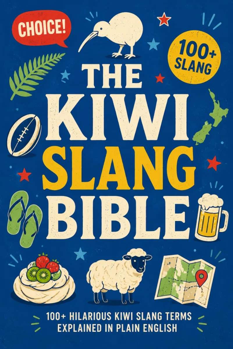 The Kiwi Slang Bible: A Hilarious Guide to Real New Zealand Slang, Māori Lingo, and Everyday Kiwi Talk for Travelers and Language Lovers