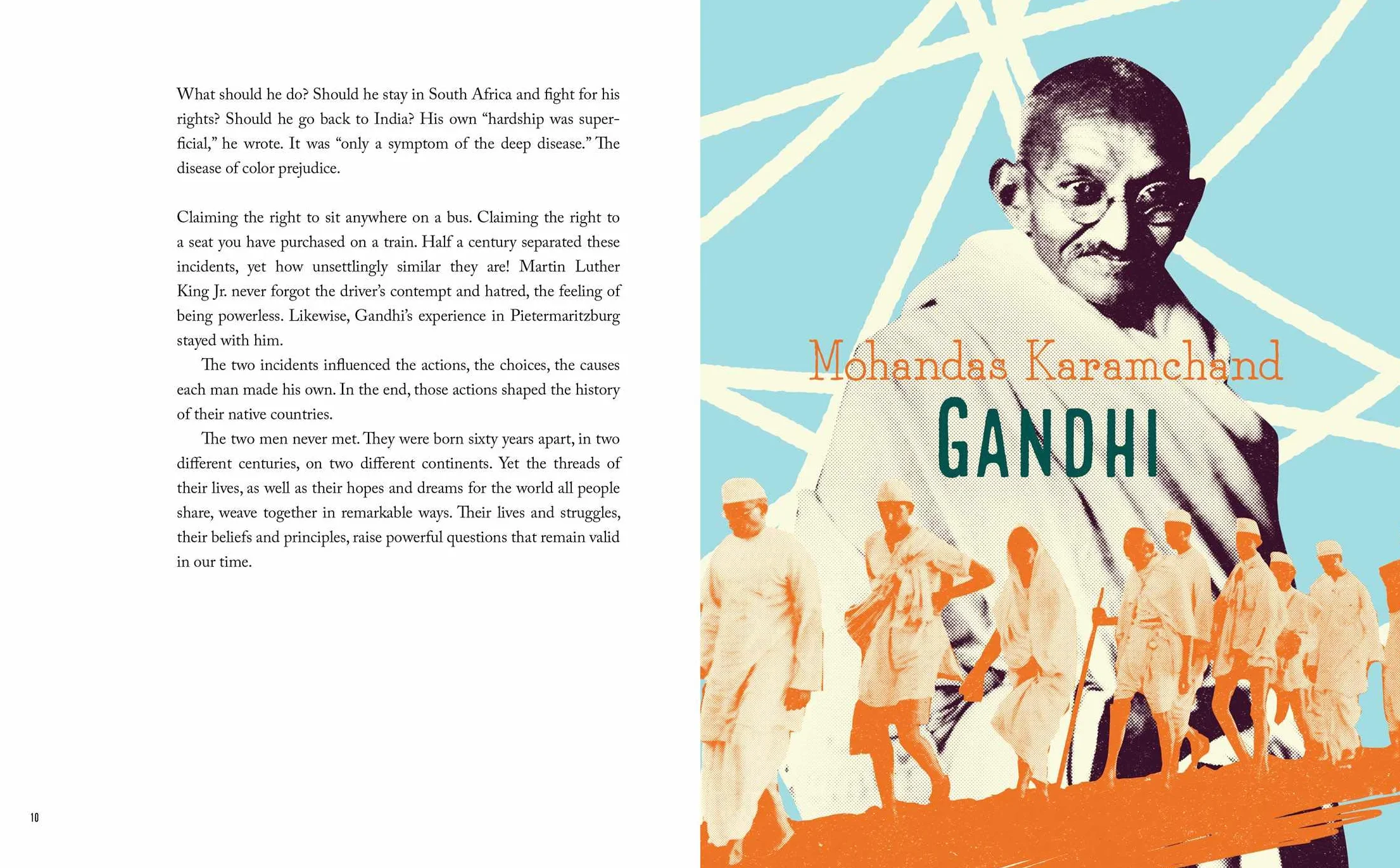 Threads of Peace: How Mohandas Gandhi and Martin Luther King Jr. Changed the World