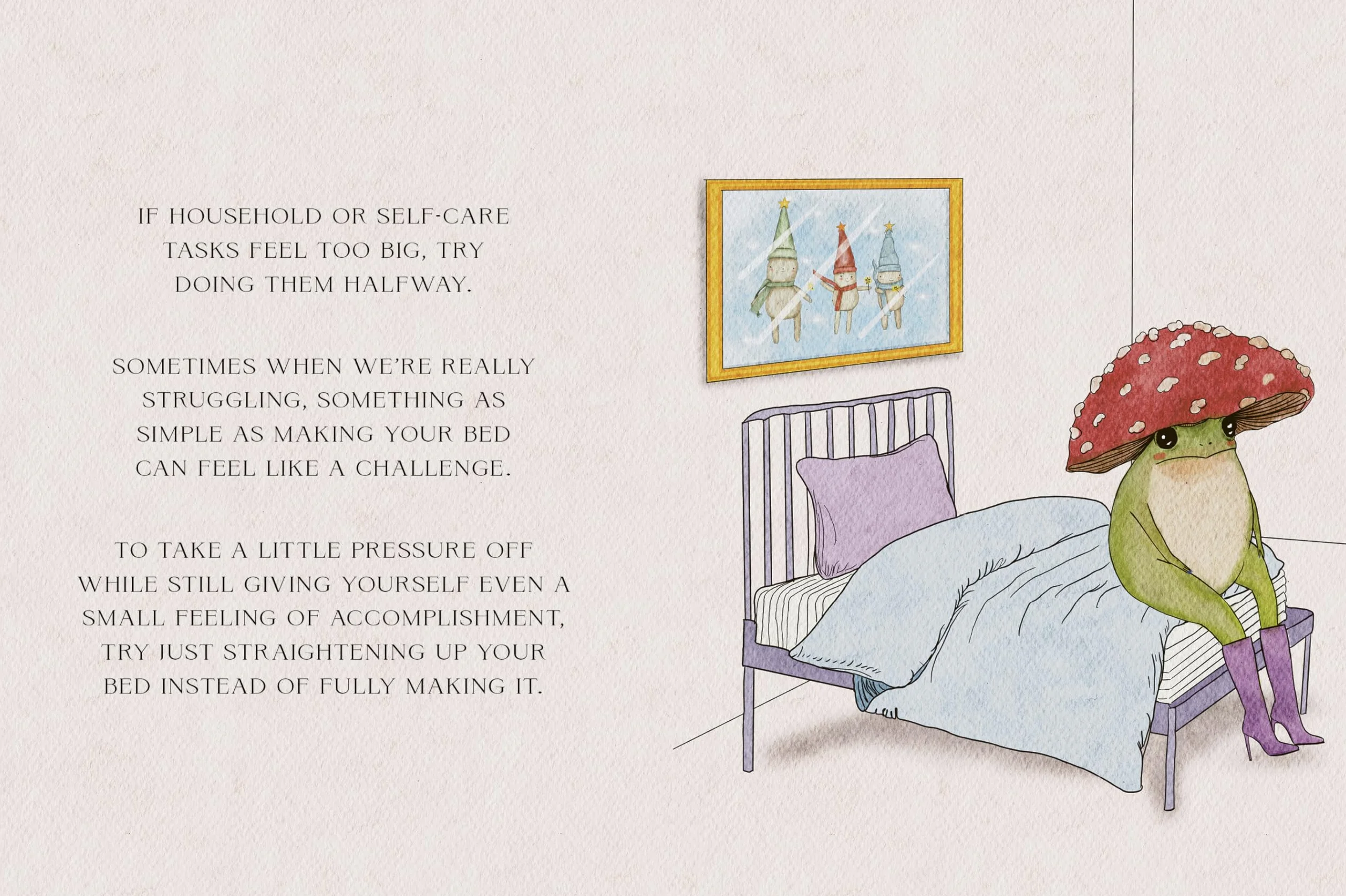 The Little Frog's Guide to Self-Care: Affirmations, Self-Love and Life Lessons According to the Internet's Beloved Mushroom Frog