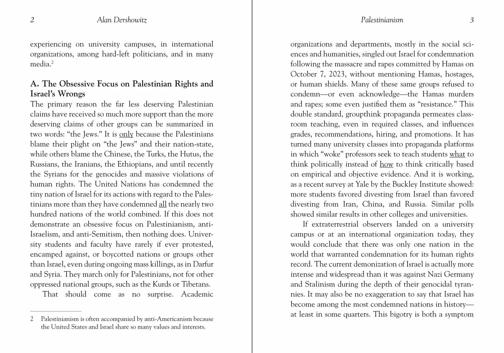 Palestinianism: The Newest Attack on Peace, Human Rights, and Democracy