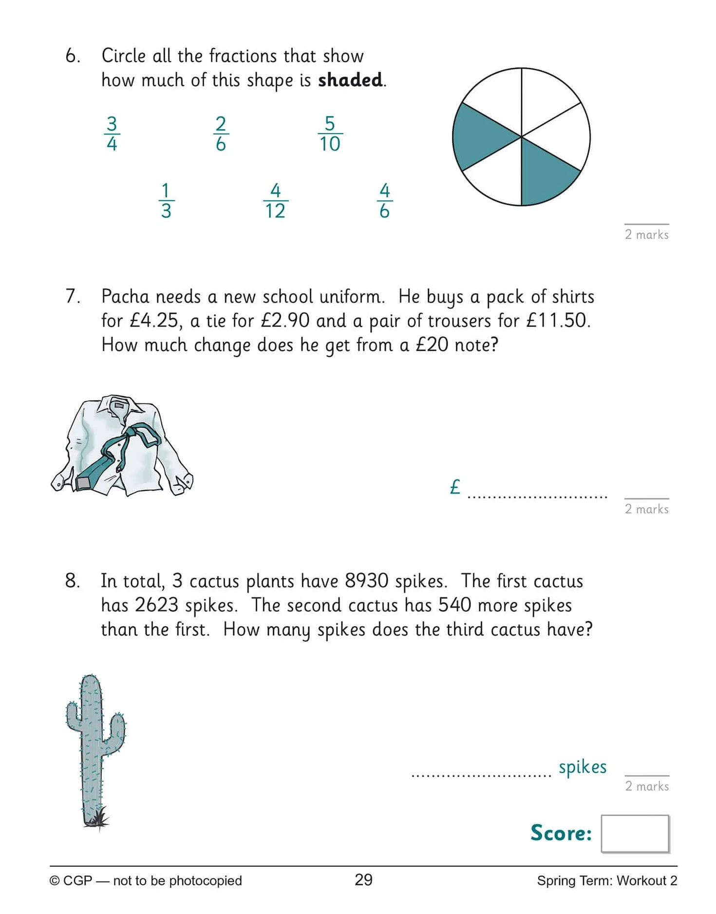 KS2 Year 5 Maths 10-Minute Weekly Workouts