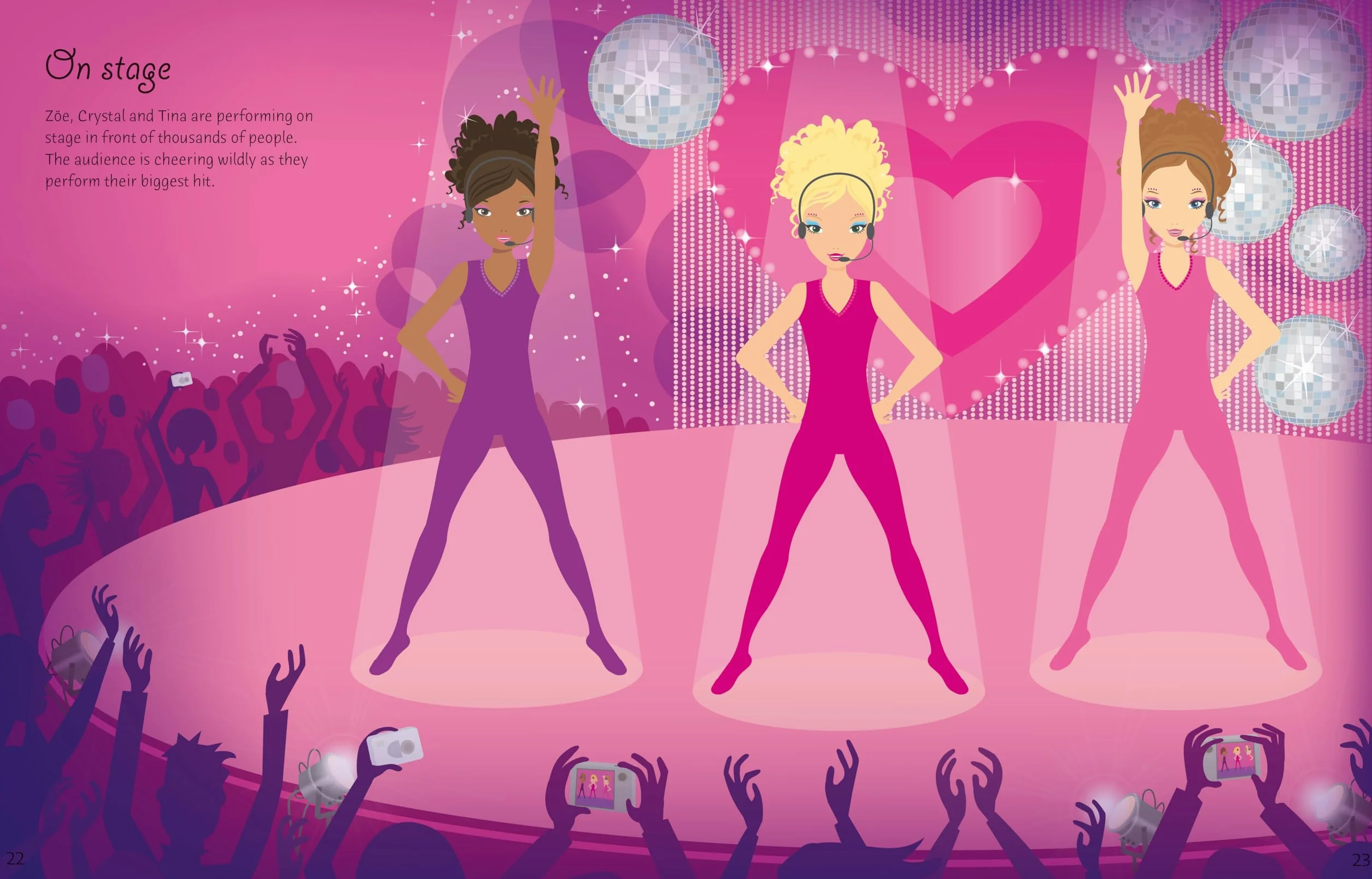 Sticker Dolly Dressing Popstars
