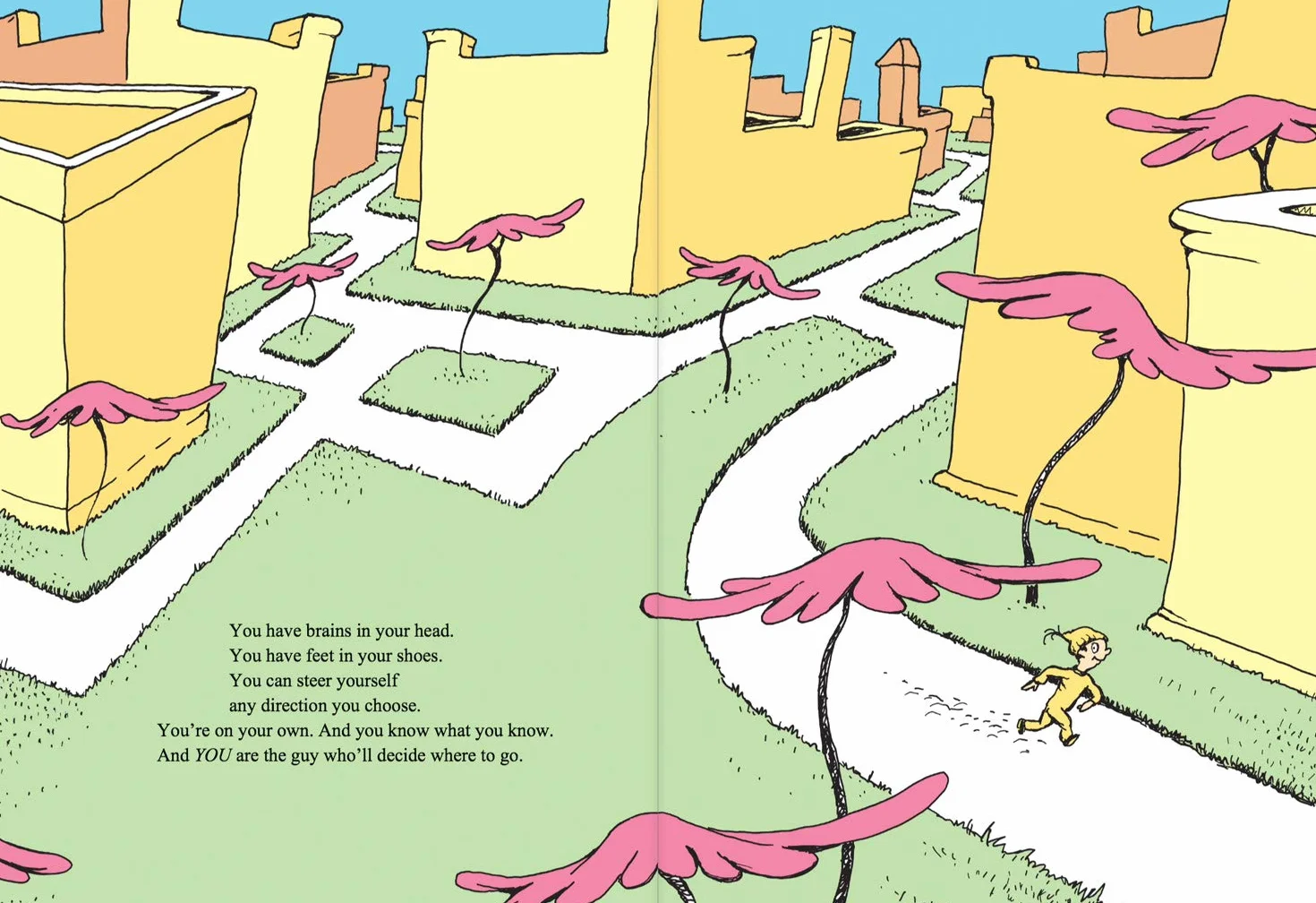Oh, The Places You'll Go!: A classic illustrated tale for kids aged 3-7 from bestselling author Dr. Seuss