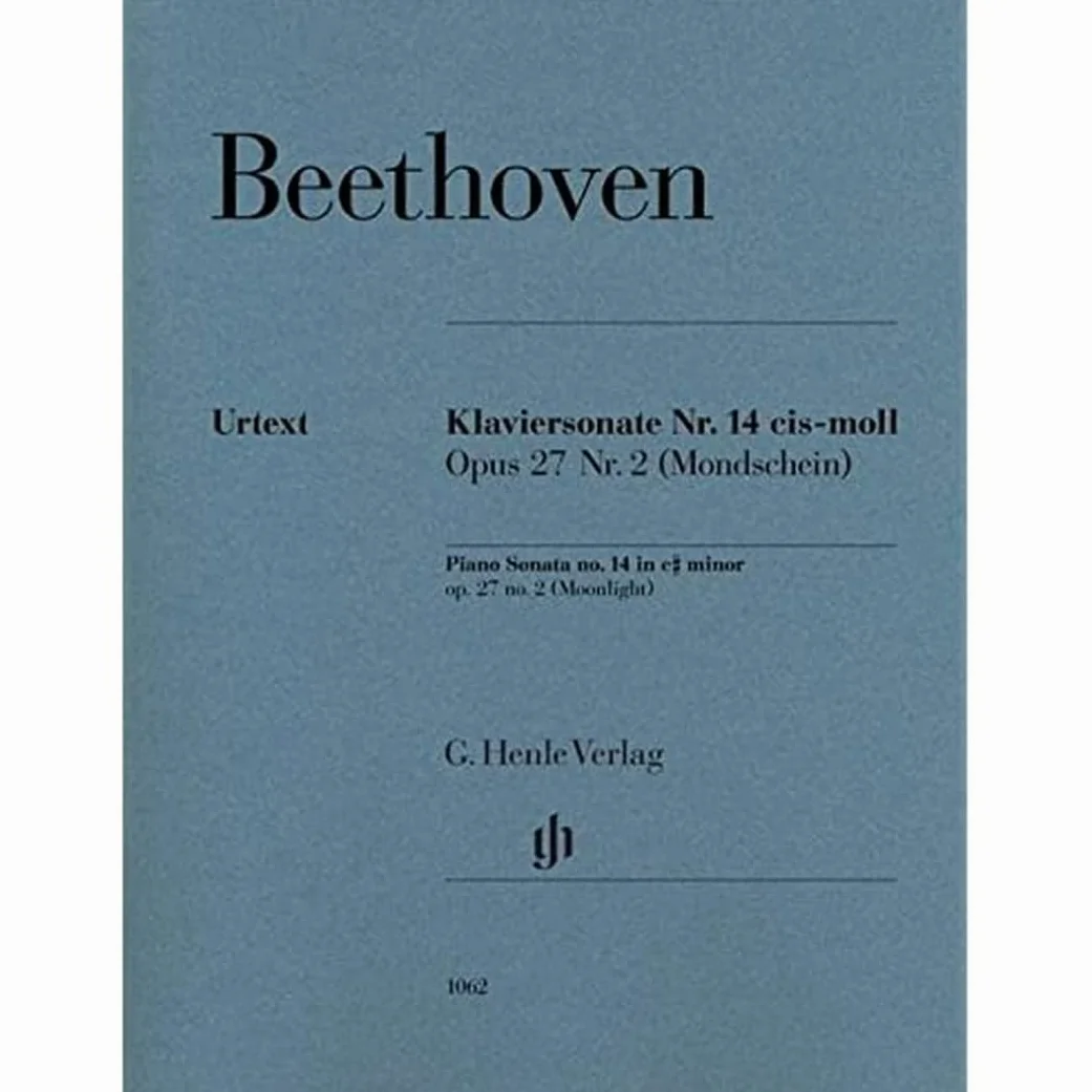 Ludwig van beethoven : sonate au clair de lune (n 14 en ut diese mineur op. 27, n 2): Besetzung: Klavier zu zwei Händen