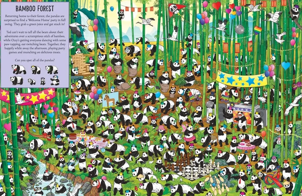 Where’s the Panda?: A Cute, Cuddly Search Adventure