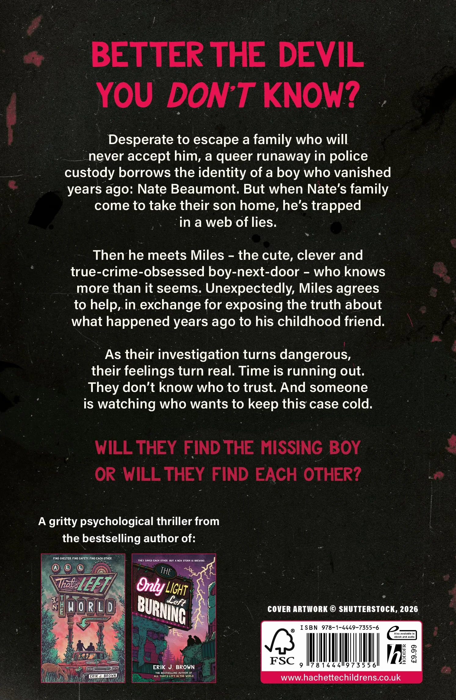 Better the Devil: get ready for queer mayhem in the dark psychological thriller from the bestselling author of All That's Left in the World