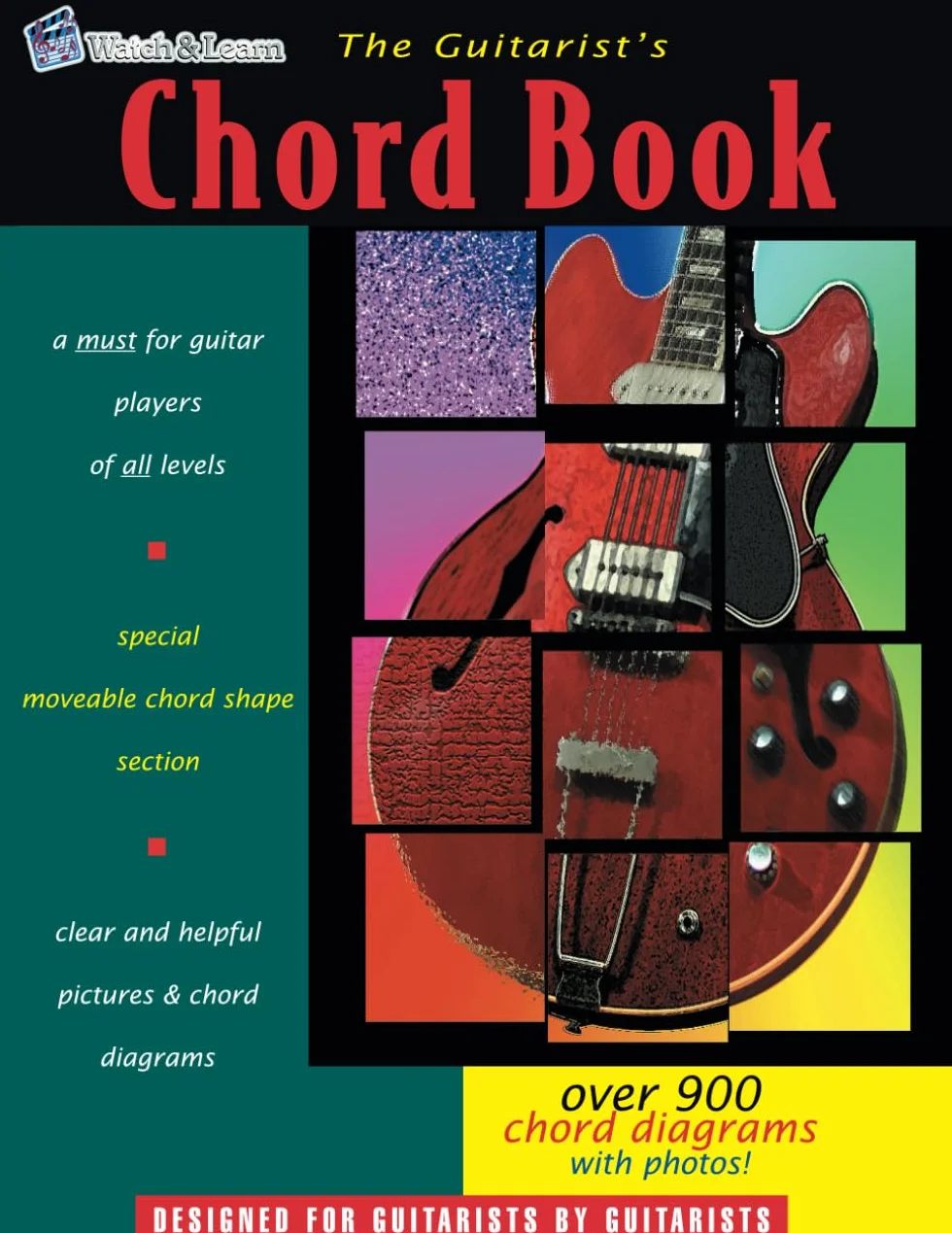 The Guitarist's Chord Book: Over 900 Guitar Chord Diagrams with Photos
