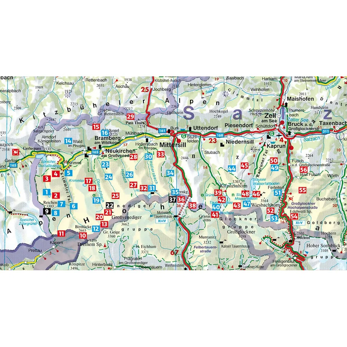 Hohe Tauern: Nationalpark - Nord. 56 Touren mit GPS-Tracks