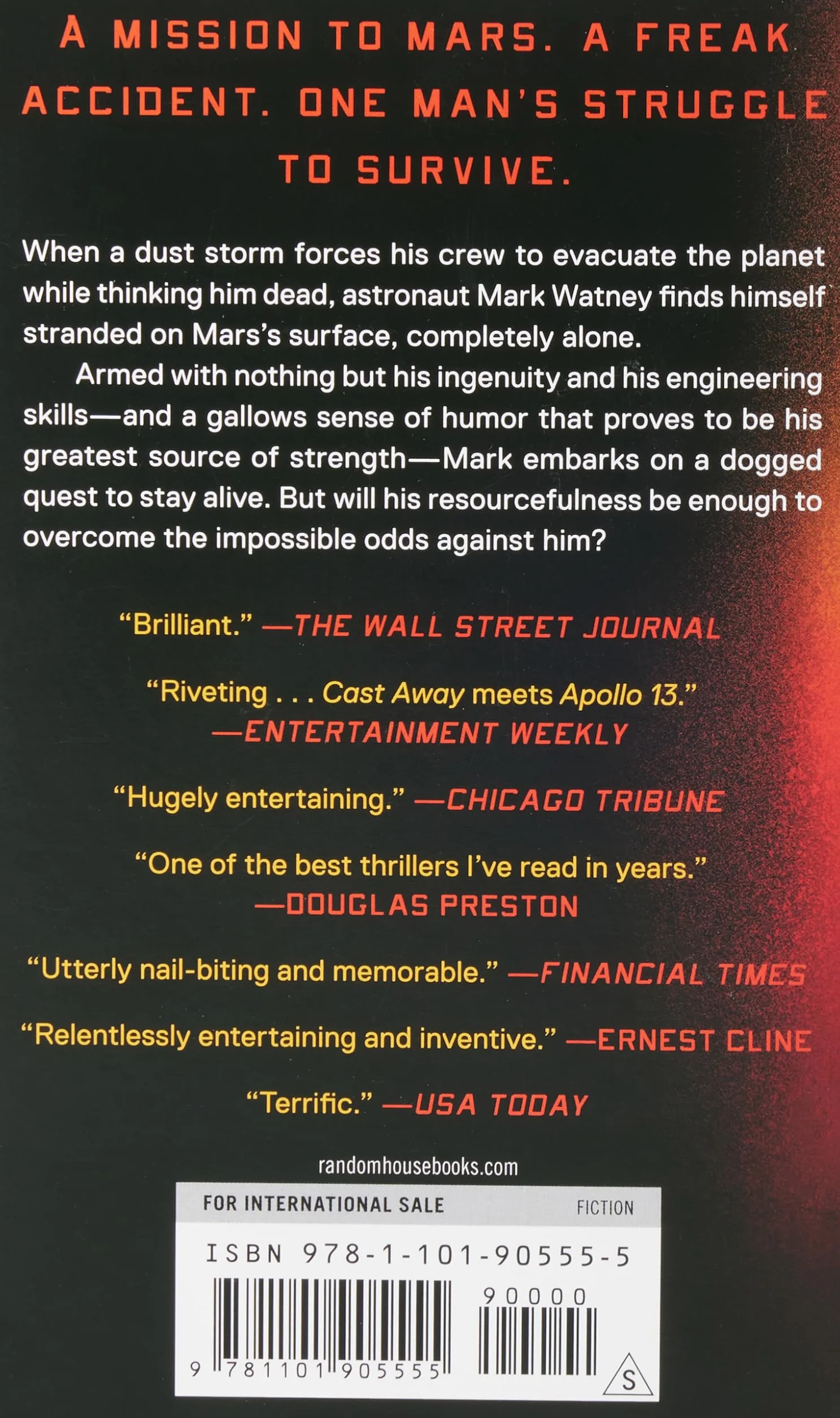 The Martian (Export): A Novel