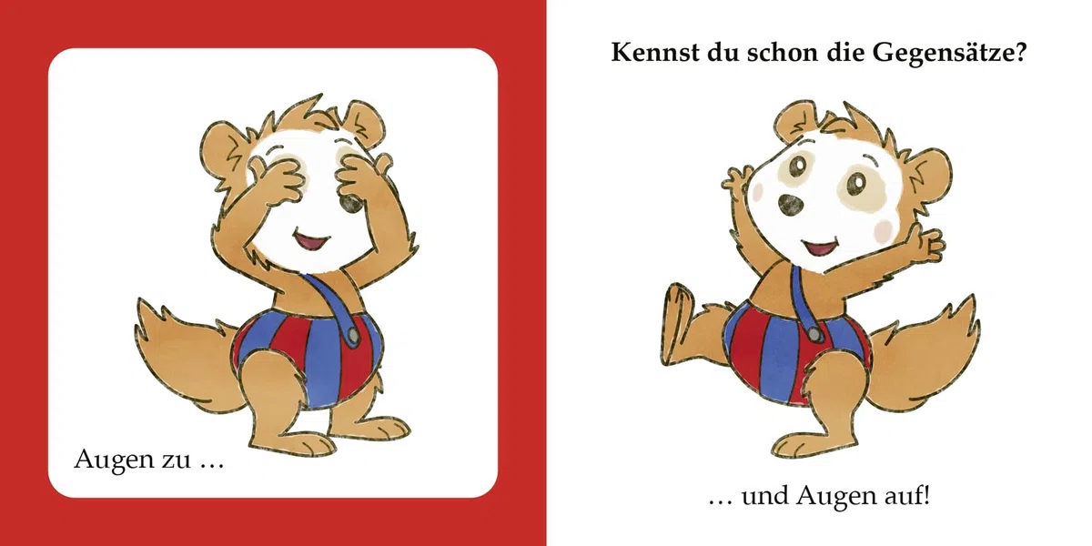 Bobo Siebenschläfer kann das schon (Würfel): Erstes Lernen: Farben, Zahlen, Jahreszeiten, Gegensätze, Draußen, Zuhause | Box mit 6 Mini-Büchern für Kinder ab 2 Jahren: 15