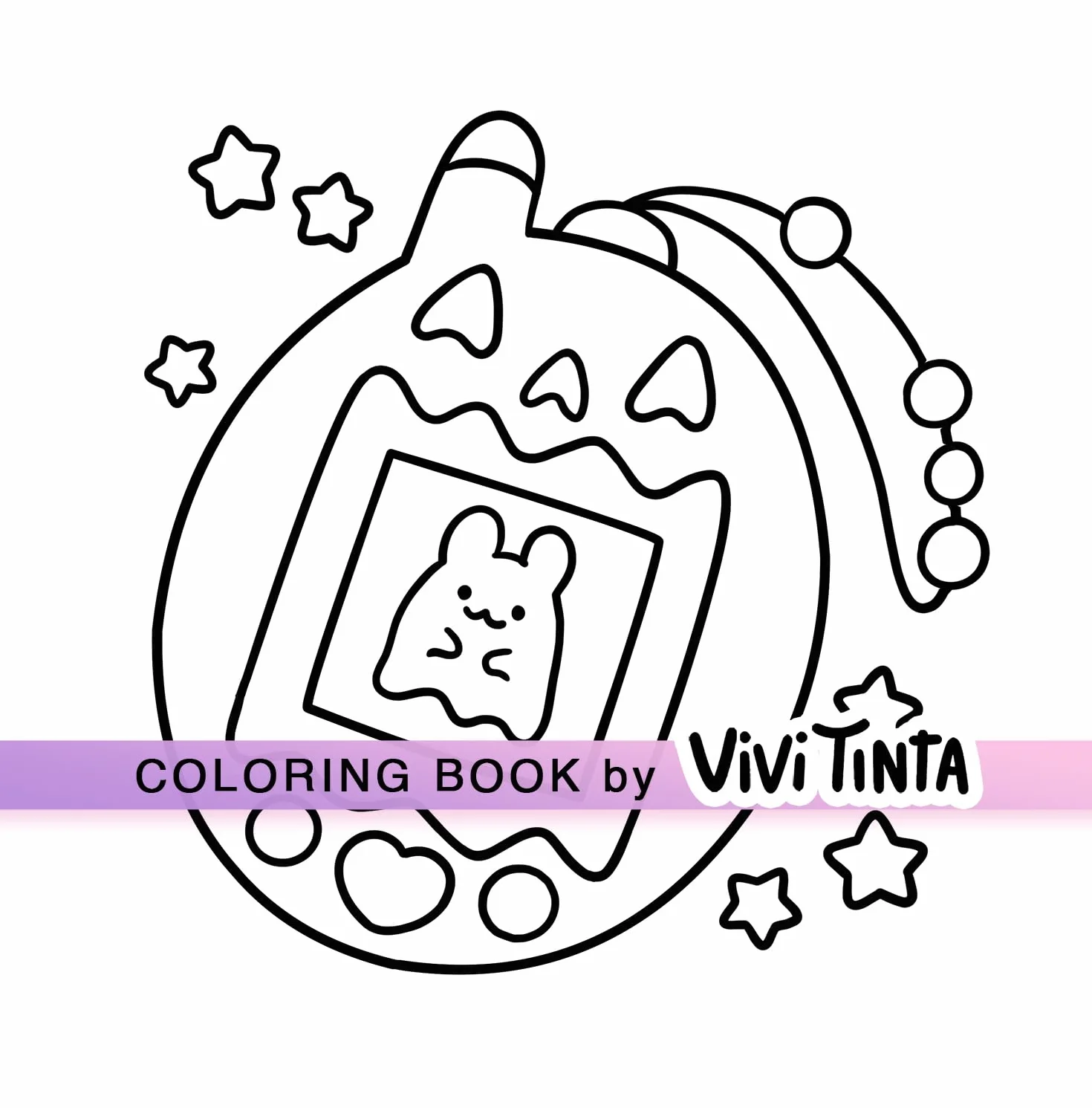 Spooky Vibes: Coloring Book for Adults and Teens Featuring Cute, Creepy Goth Stuff and Creatures