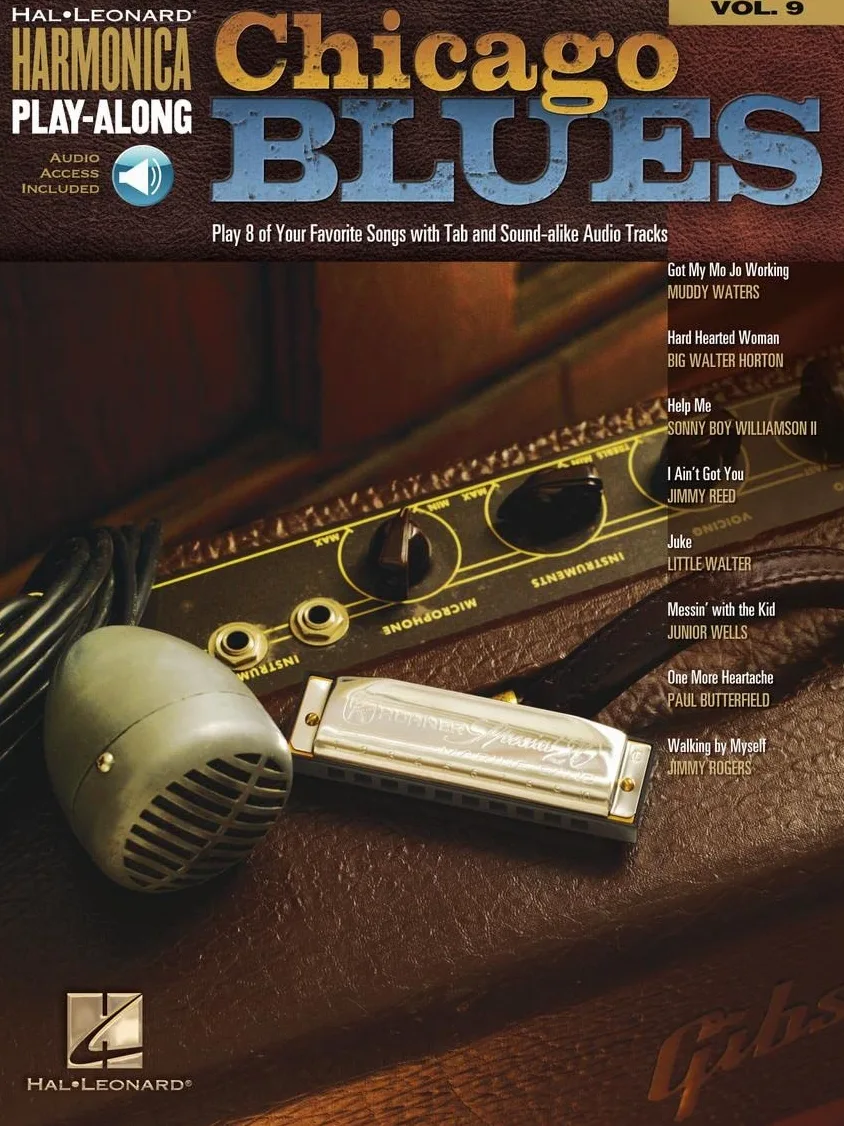 Chicago blues : harmonica play-along volume 9 - recueil + enregistrement(s) en ligne