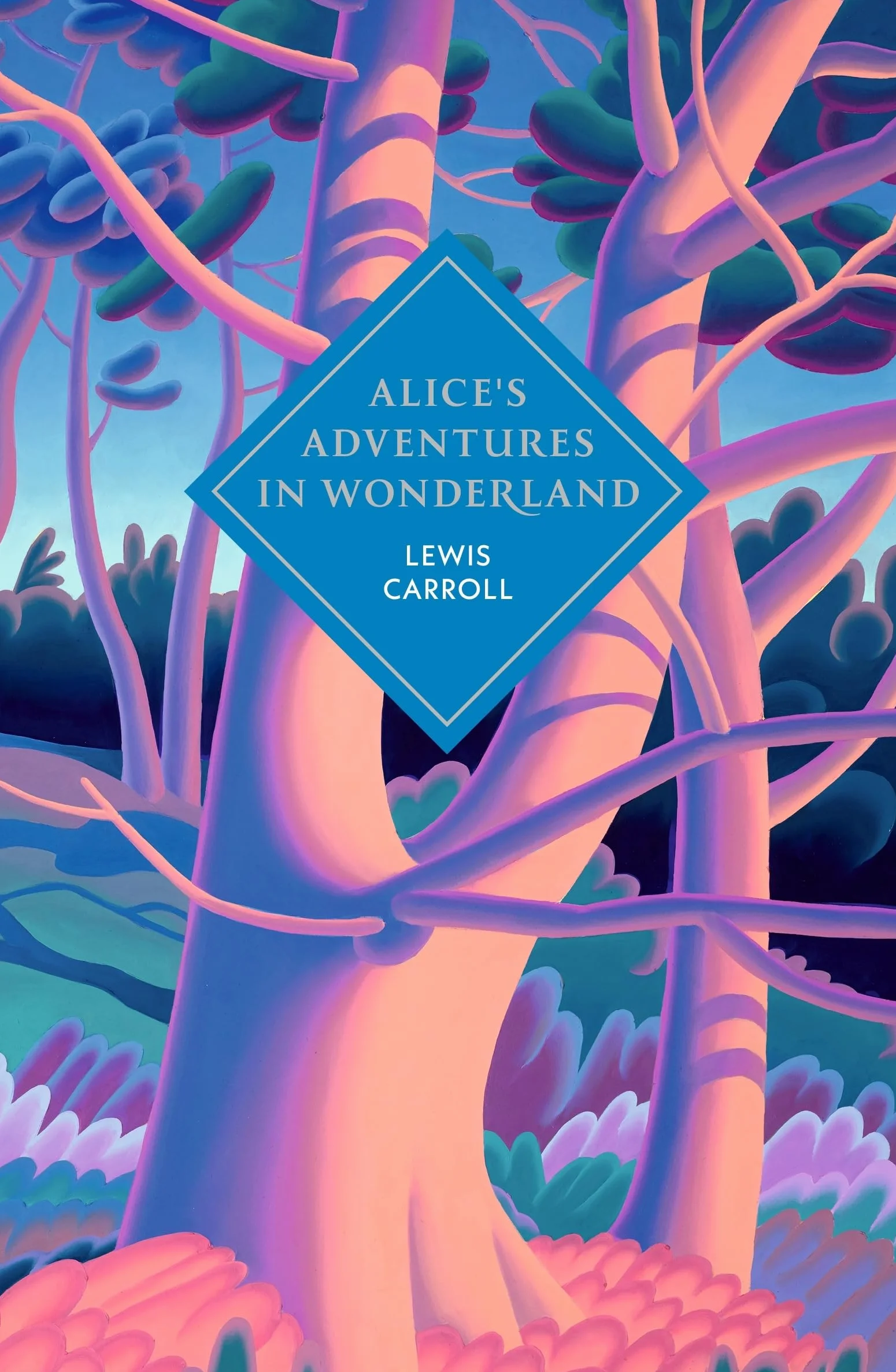 Alice's Adventures in Wonderland and Through the Looking Glass: A sprayed edge gift edition of Carroll's magical classic with marbled endpapers, printed edges, beautiful paper and ribbon
