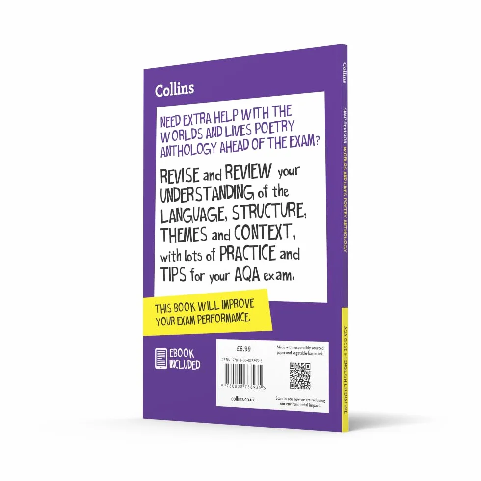 Worlds and Lives Poetry Cluster AQA GCSE 9-1 English Literature Revision Guide: Ideal for the 2026 and 2027 exams