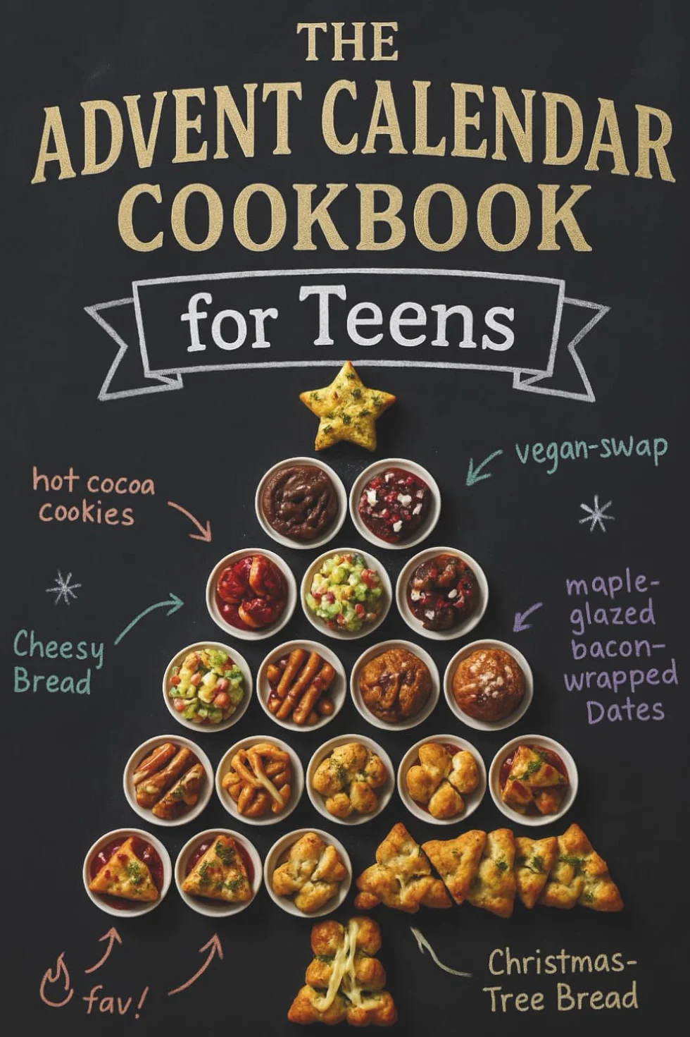 The Advent Calendar Cookbook for Teens: Experience 24 Days of Delicious, Easy to Cook Dishes | With 45+ Simple Step-by-Step Recipes